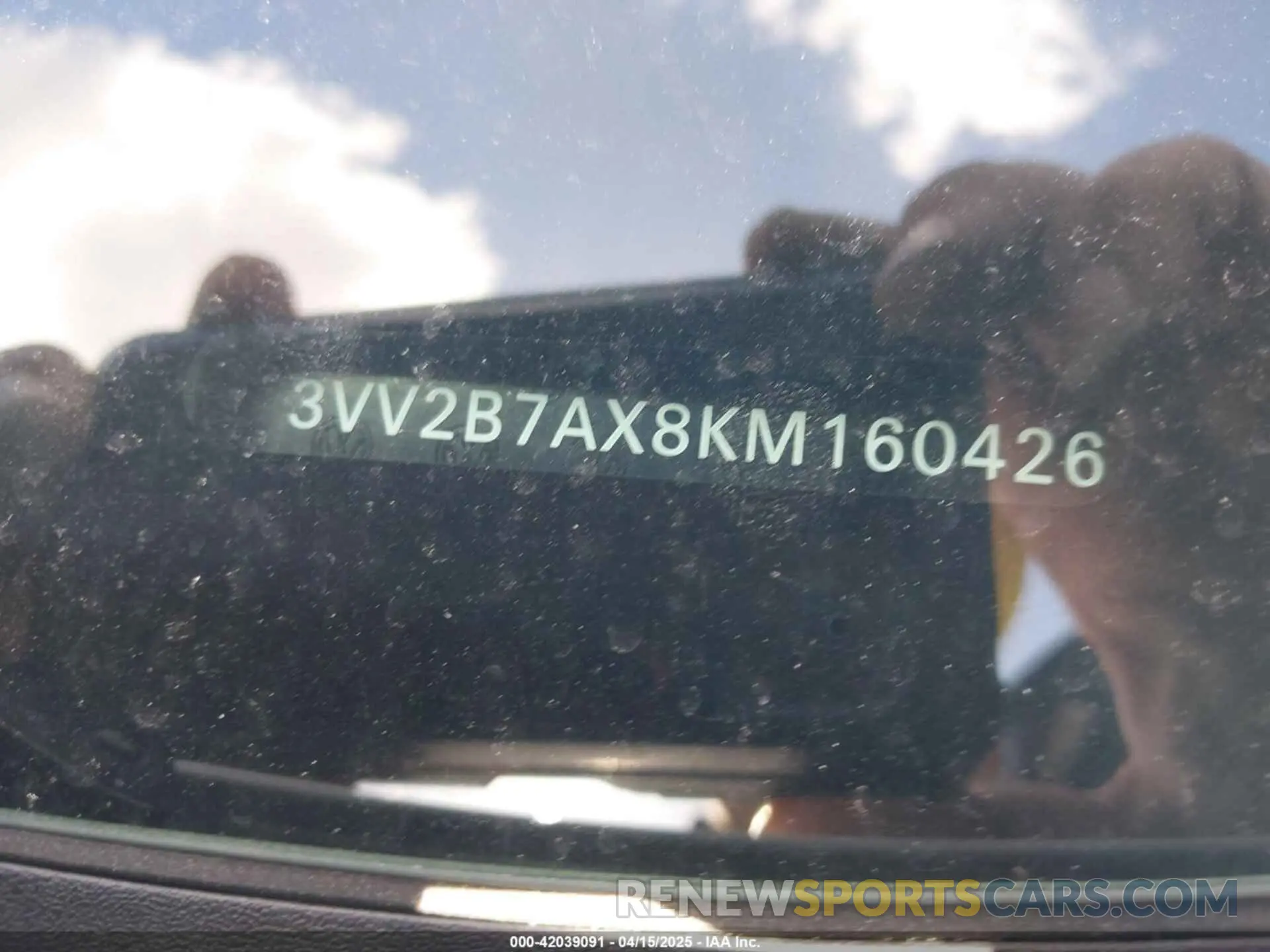 9 fotografías del automóvil dañado 3VV2B7AX8KM160426 VOLKSWAGEN TIGUAN 2019
