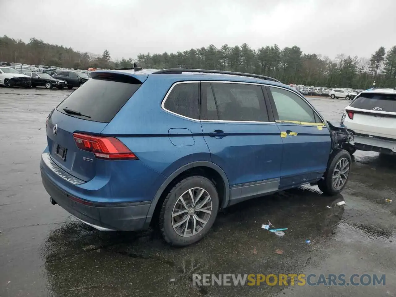 3 fotografías del automóvil dañado 3VV2B7AX9KM183777 VOLKSWAGEN TIGUAN 2019