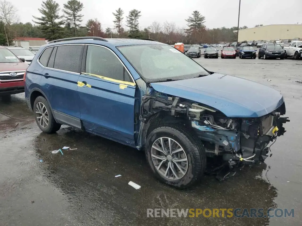 4 fotografías del automóvil dañado 3VV2B7AX9KM183777 VOLKSWAGEN TIGUAN 2019