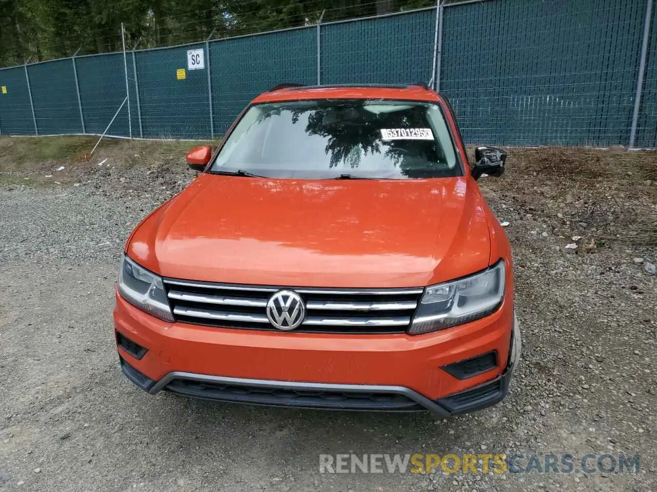 5 fotografías del automóvil dañado 3VV3B7AX2KM128902 VOLKSWAGEN TIGUAN 2019