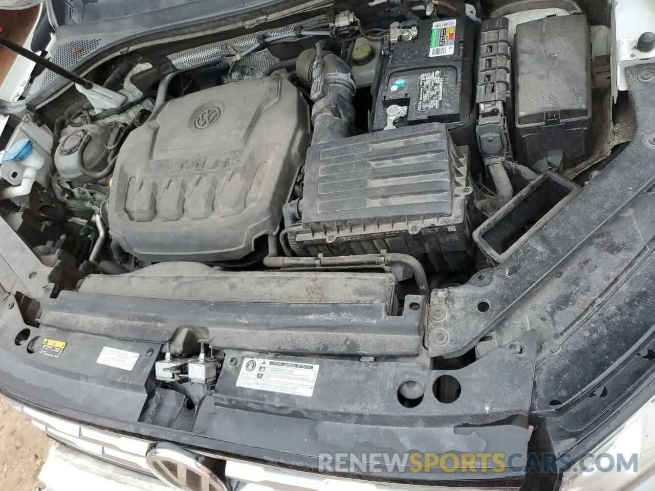 12 fotografías del automóvil dañado 3VV3B7AX4KM027487 VOLKSWAGEN TIGUAN 2019