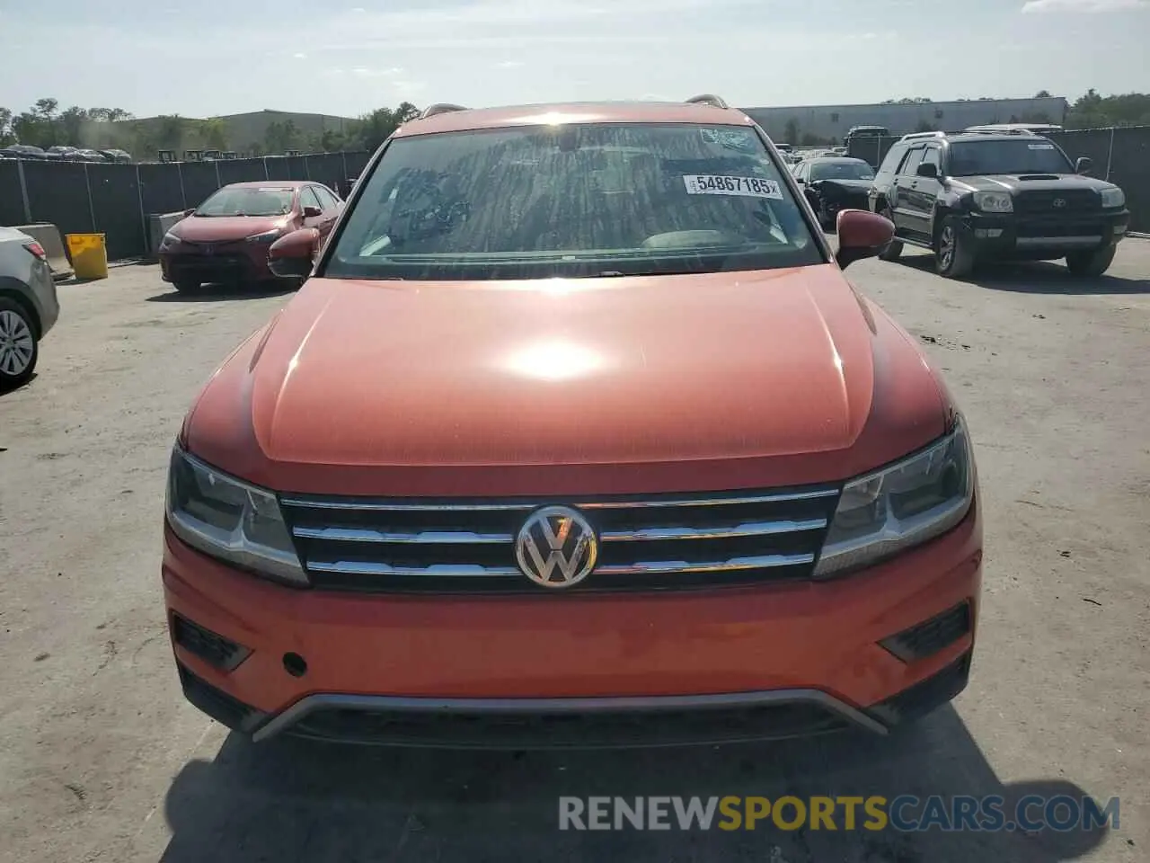 5 fotografías del automóvil dañado 3VV3B7AX7KM013115 VOLKSWAGEN TIGUAN 2019