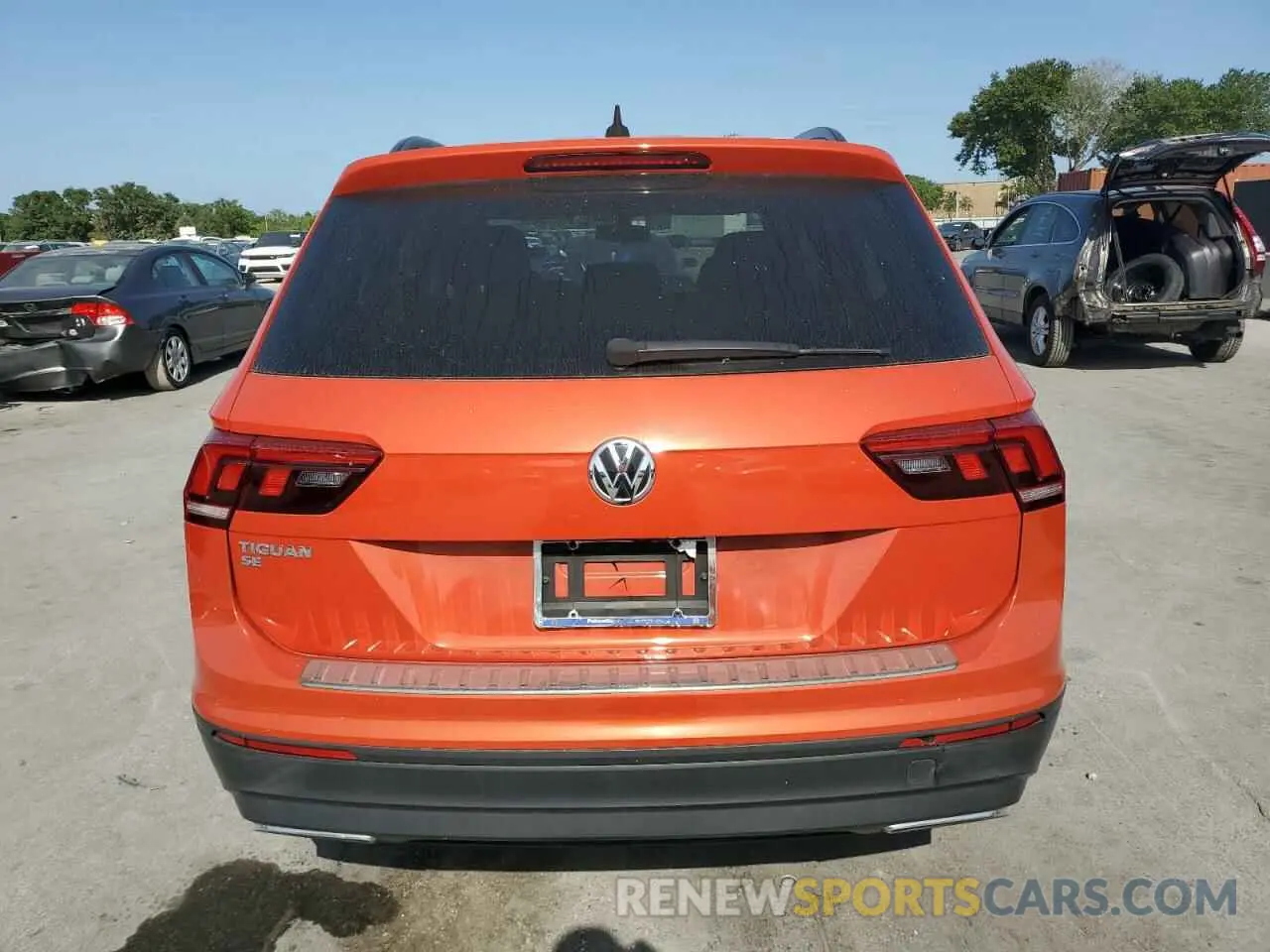 6 fotografías del automóvil dañado 3VV3B7AX7KM013115 VOLKSWAGEN TIGUAN 2019