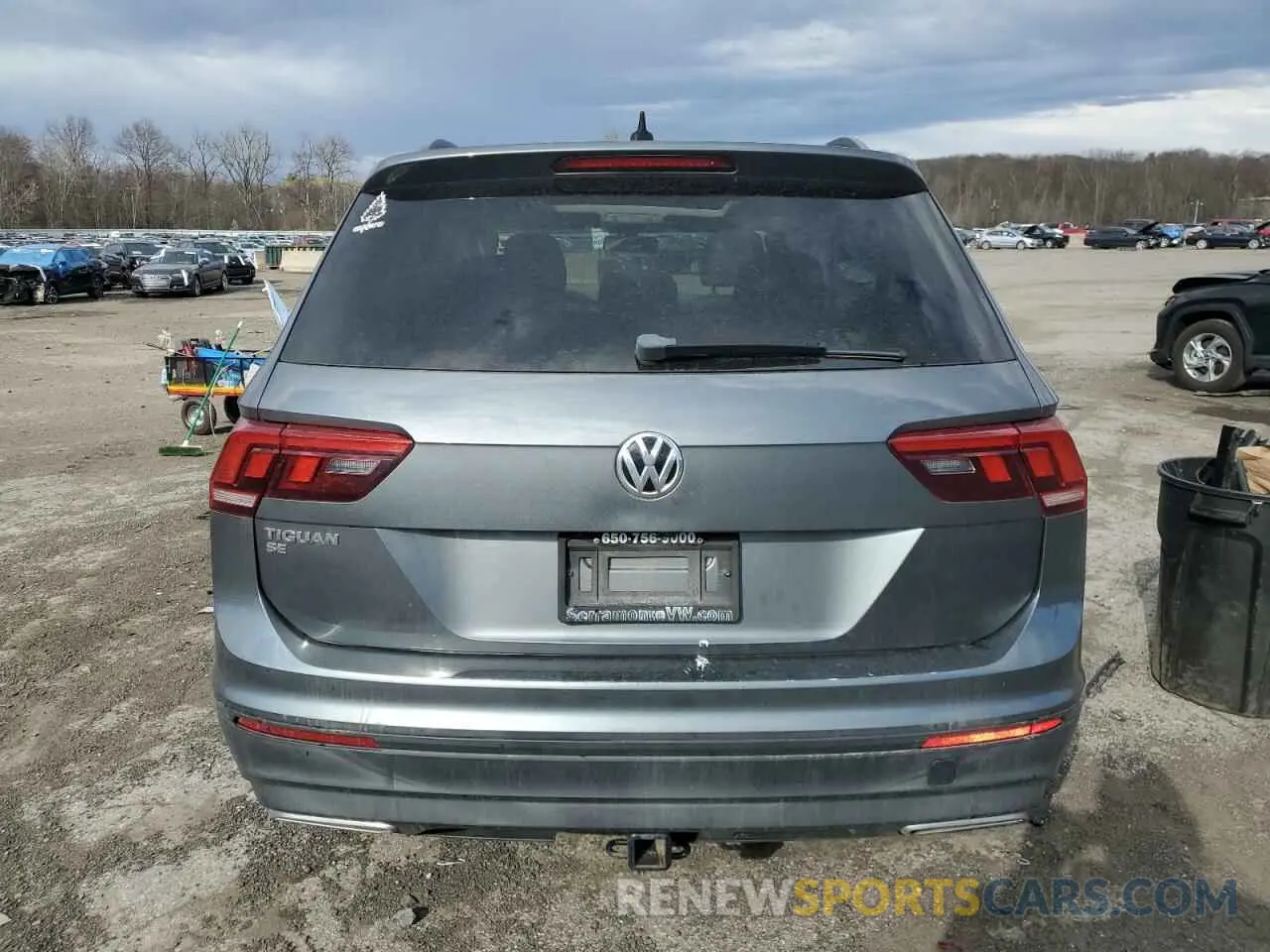 6 fotografías del automóvil dañado 3VV3B7AX8KM068074 VOLKSWAGEN TIGUAN 2019