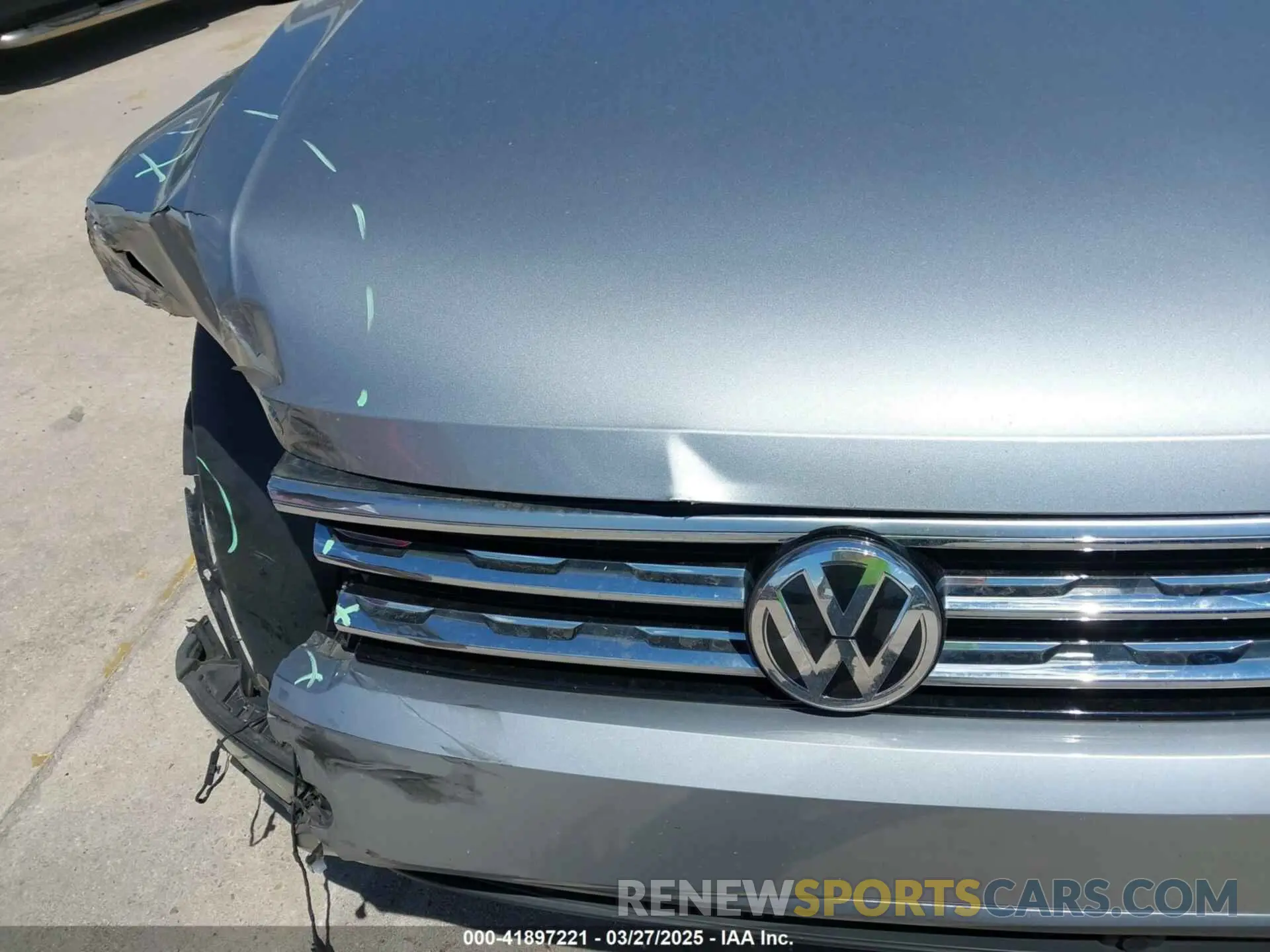 6 fotografías del automóvil dañado 3VV3B7AXXKM133247 VOLKSWAGEN TIGUAN 2019