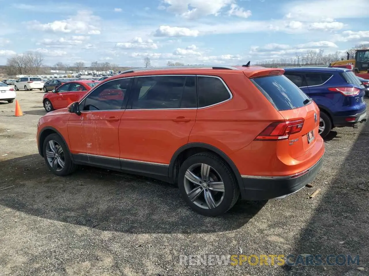 2 fotografías del automóvil dañado 3VV4B7AX4KM126301 VOLKSWAGEN TIGUAN 2019