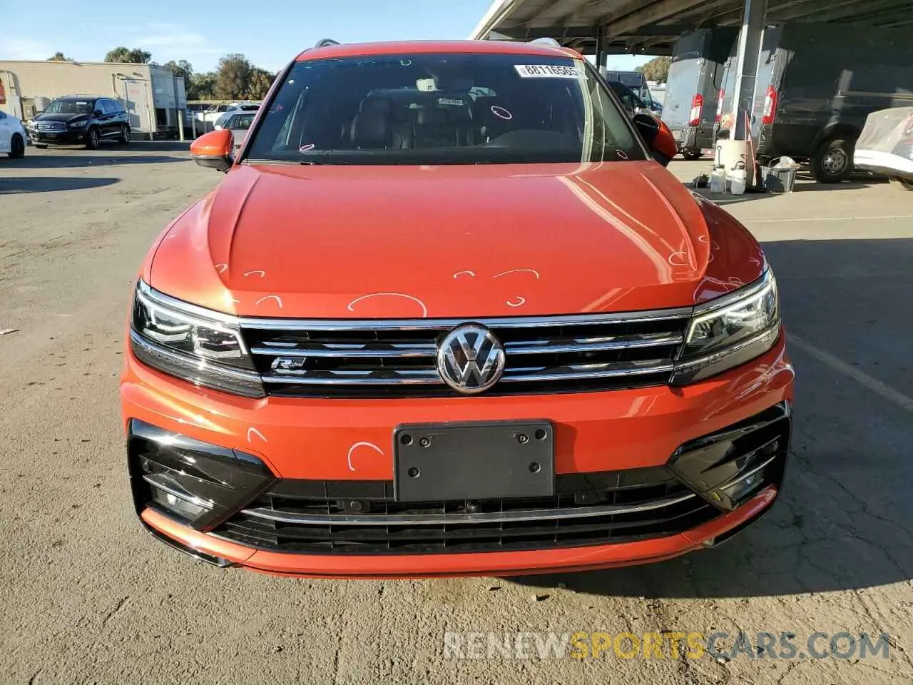 5 fotografías del automóvil dañado 3VV4B7AX8KM052025 VOLKSWAGEN TIGUAN 2019