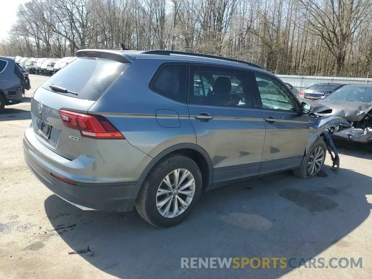 3 fotografías del automóvil dañado 3VV0B7AX2LM076093 VOLKSWAGEN TIGUAN 2020