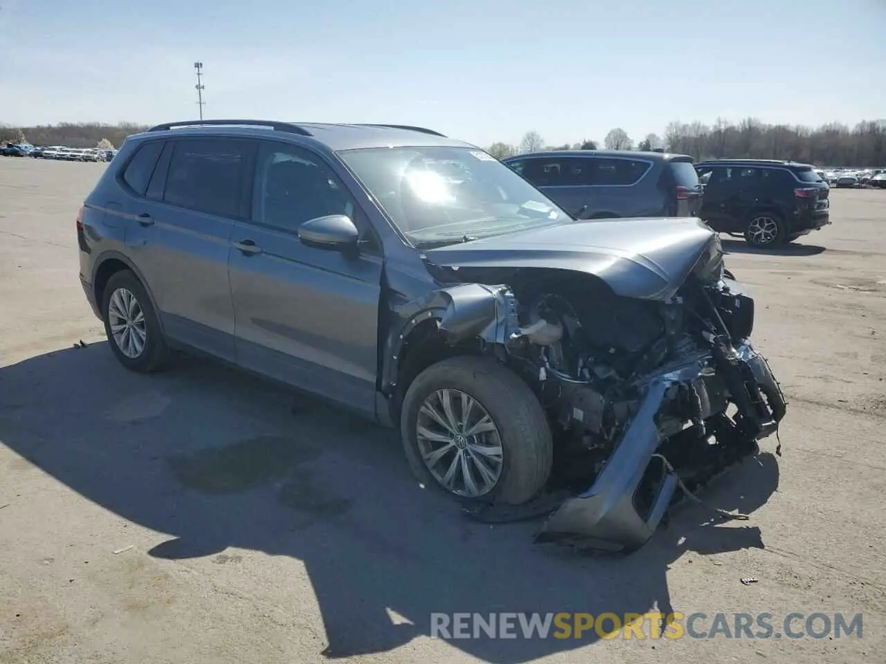 4 fotografías del automóvil dañado 3VV0B7AX2LM076093 VOLKSWAGEN TIGUAN 2020