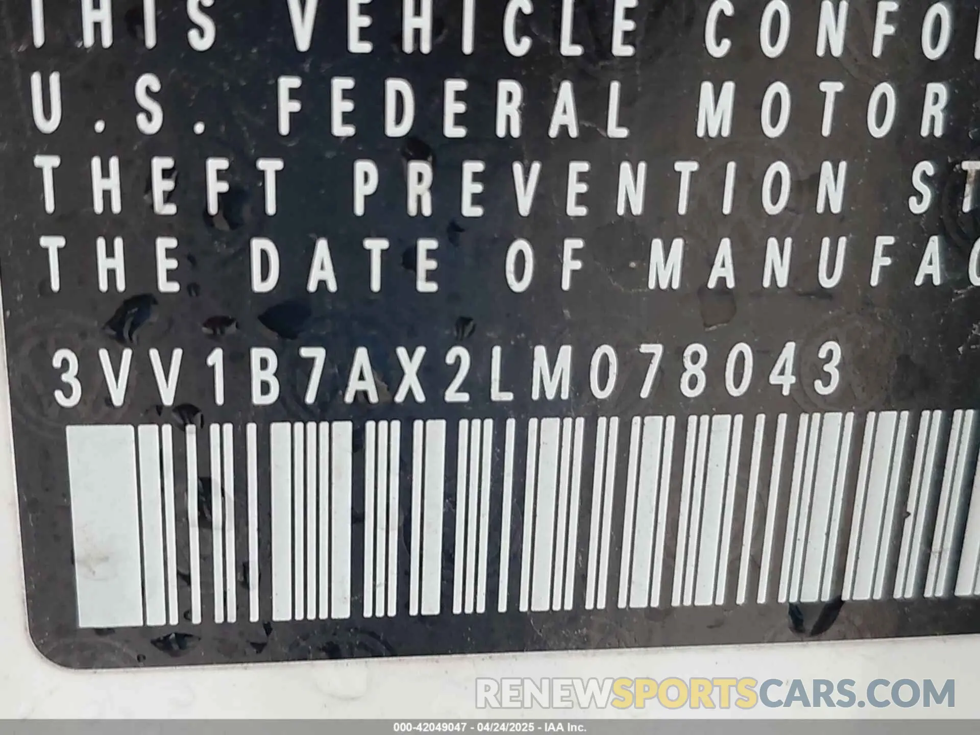 9 fotografías del automóvil dañado 3VV1B7AX2LM078043 VOLKSWAGEN TIGUAN 2020