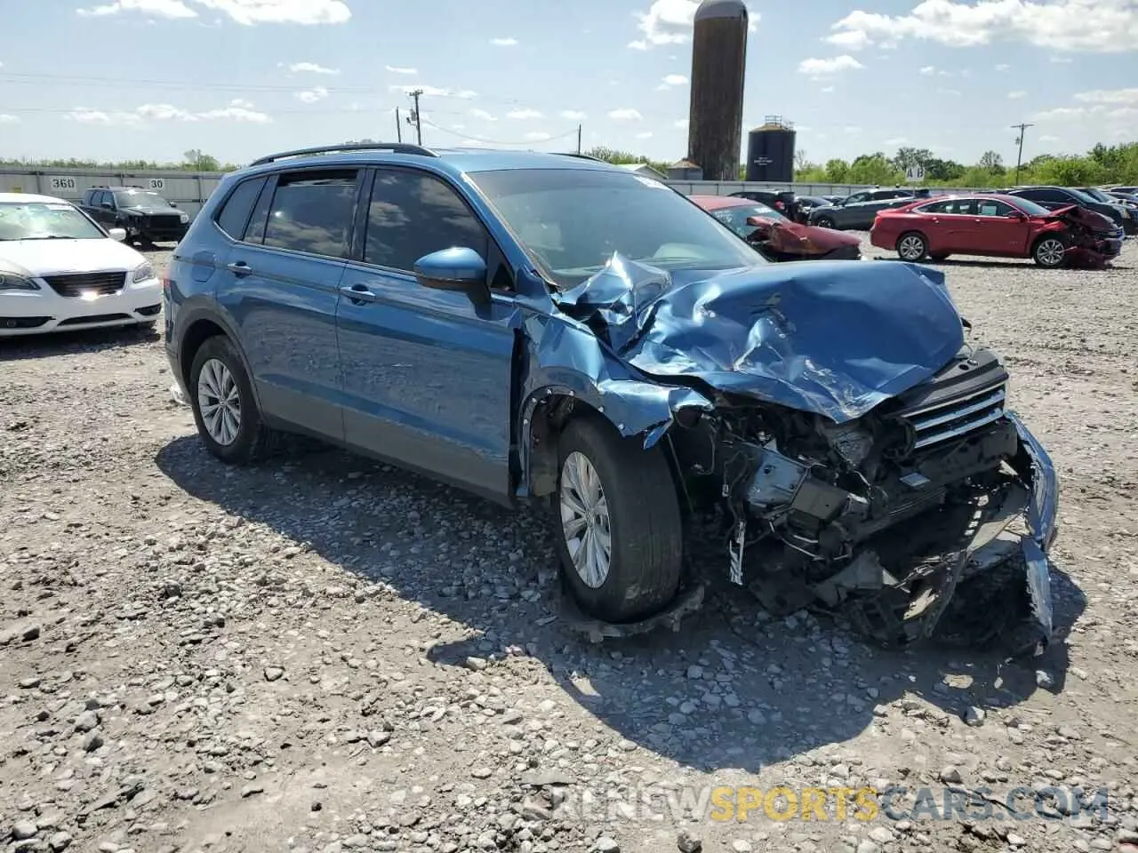 4 fotografías del automóvil dañado 3VV1B7AX6LM137823 VOLKSWAGEN TIGUAN 2020