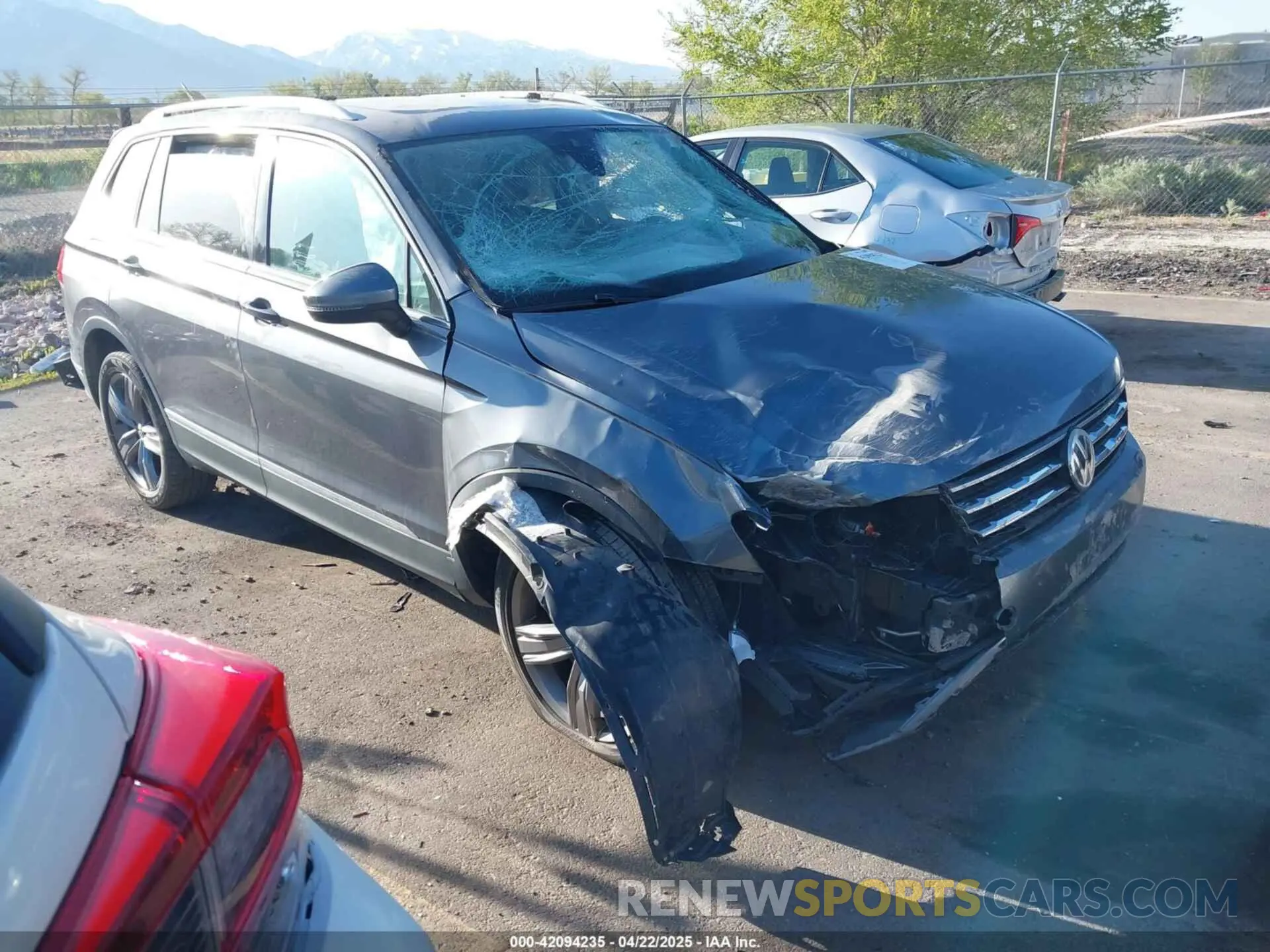 1 fotografías del automóvil dañado 3VV2B7AX0LM076182 VOLKSWAGEN TIGUAN 2020