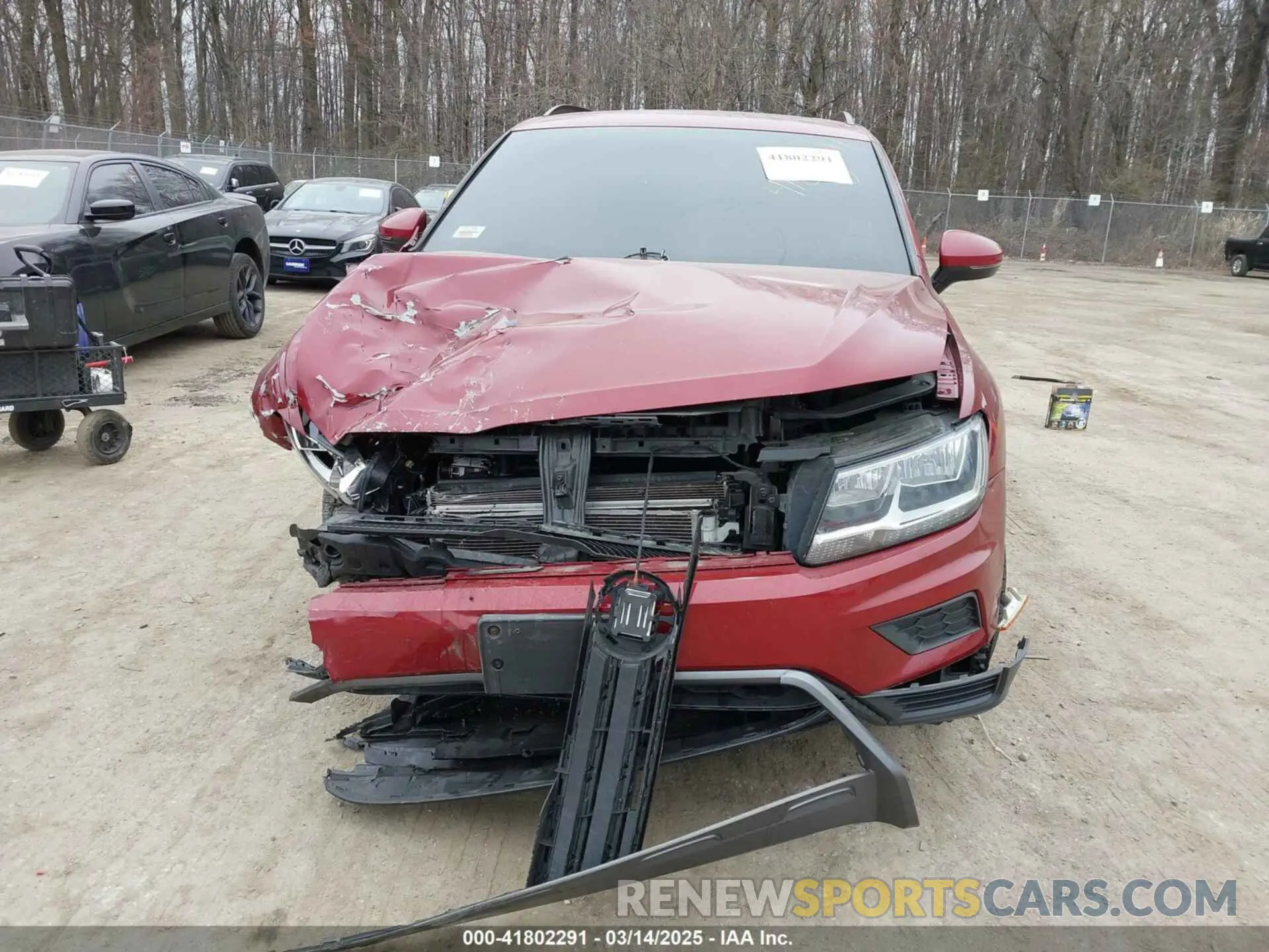 12 fotografías del automóvil dañado 3VV2B7AX2LM018722 VOLKSWAGEN TIGUAN 2020