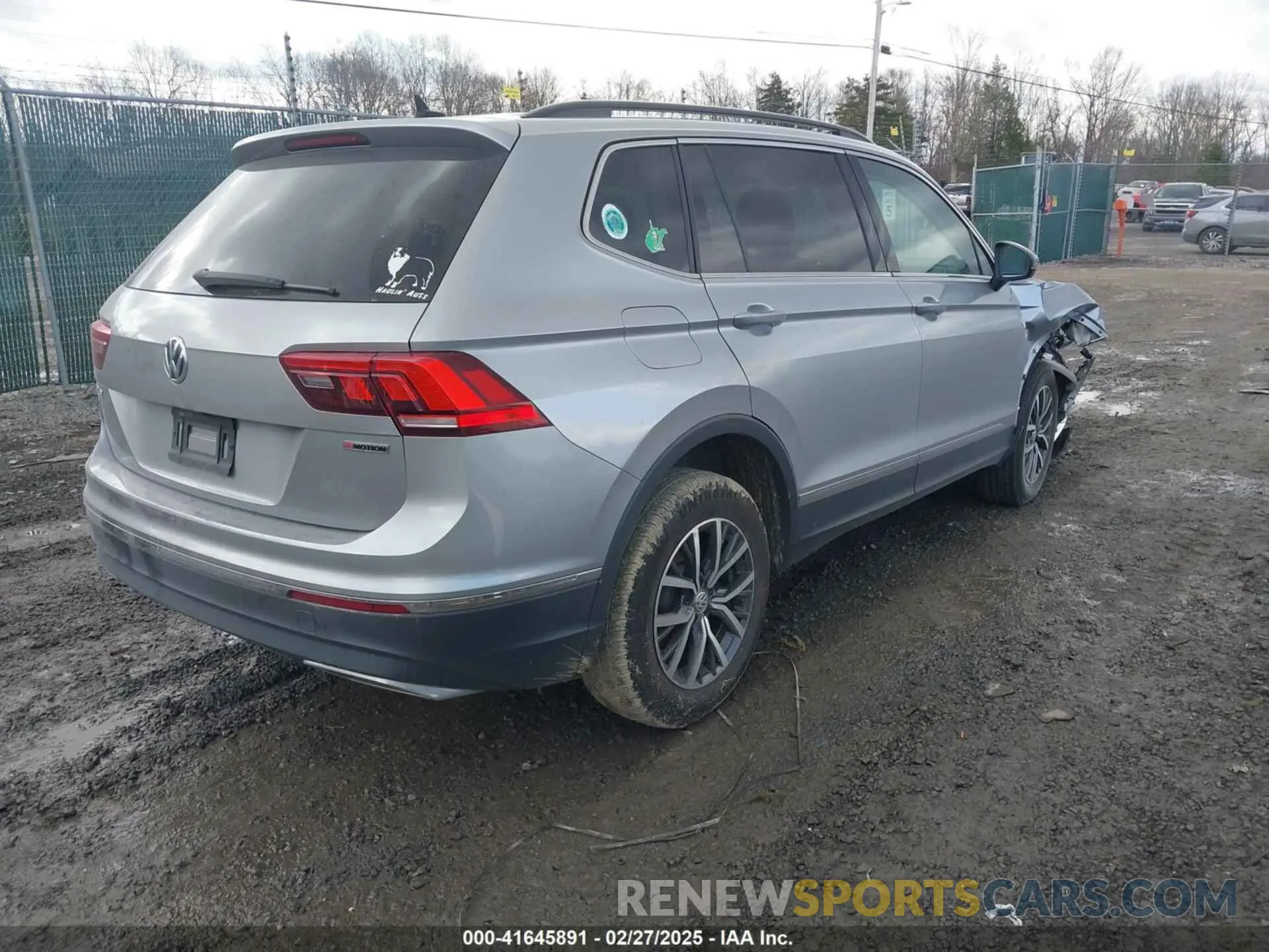 4 fotografías del automóvil dañado 3VV2B7AX2LM042731 VOLKSWAGEN TIGUAN 2020