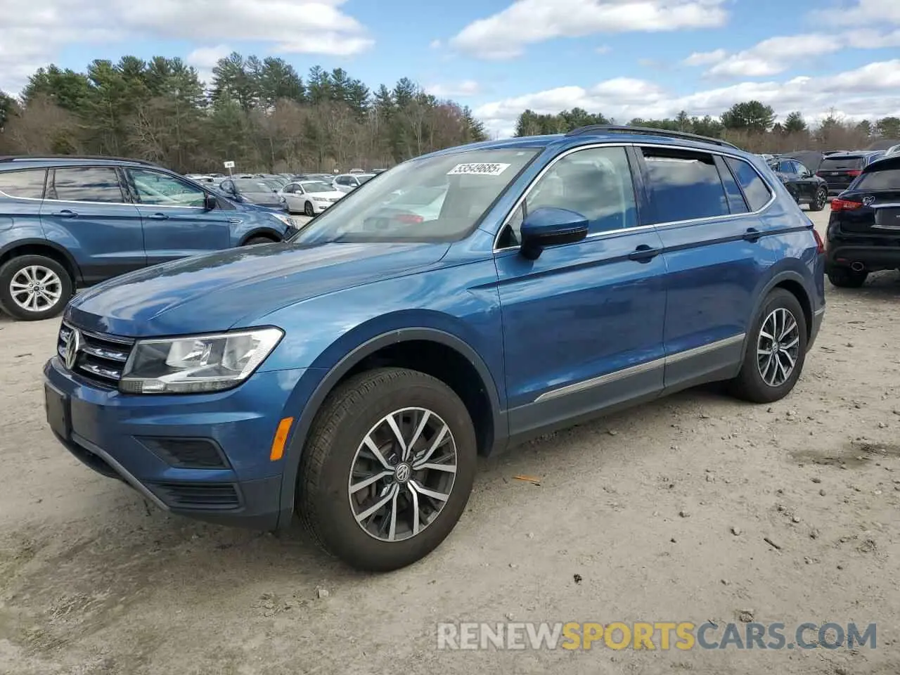 1 fotografías del automóvil dañado 3VV2B7AX3LM038039 VOLKSWAGEN TIGUAN 2020