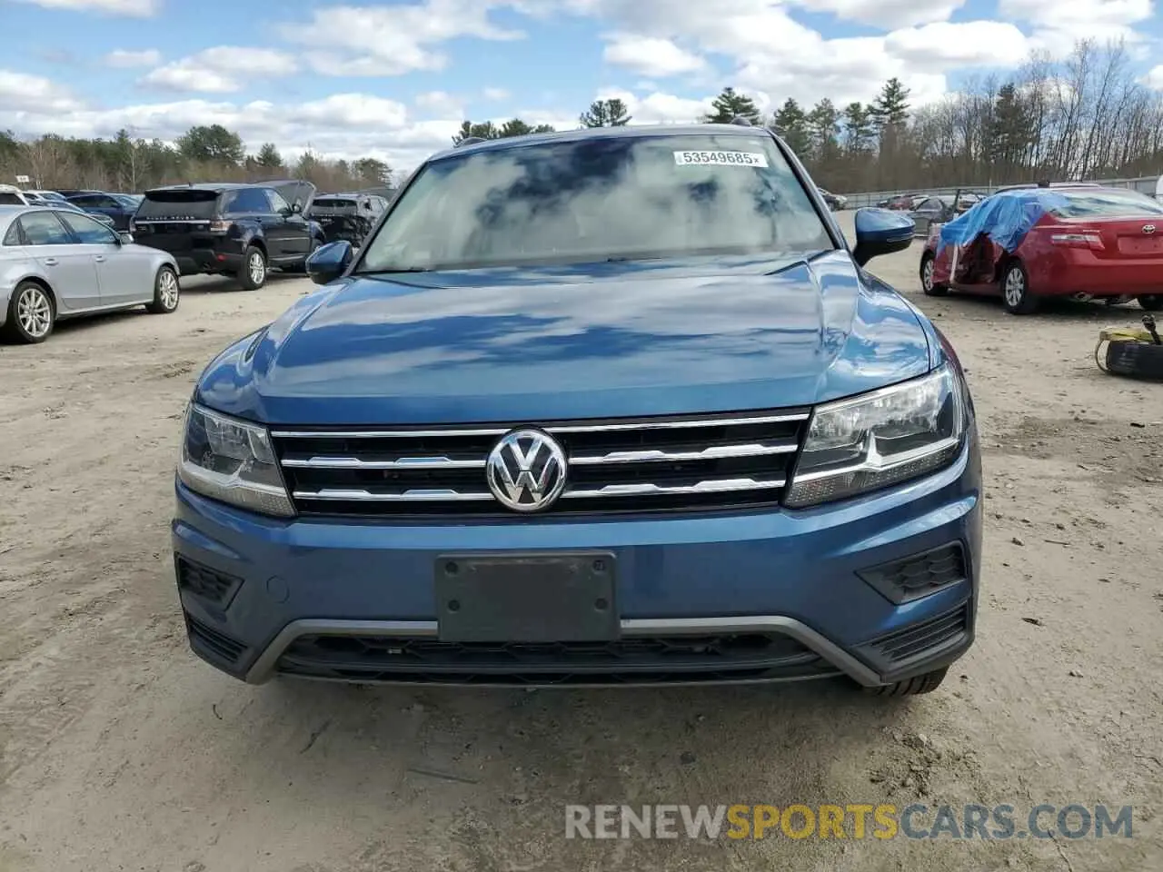 5 fotografías del automóvil dañado 3VV2B7AX3LM038039 VOLKSWAGEN TIGUAN 2020