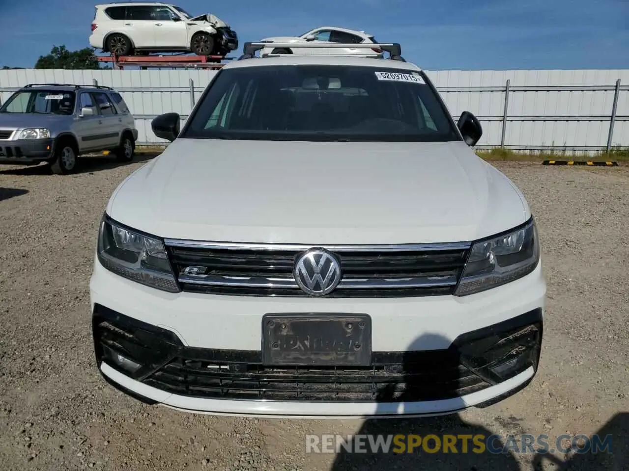 5 fotografías del automóvil dañado 3VV2B7AX3LM118621 VOLKSWAGEN TIGUAN 2020