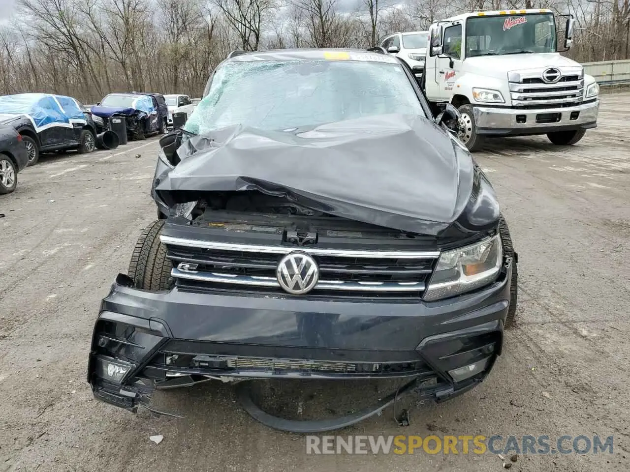 5 fotografías del automóvil dañado 3VV2B7AX3LM135855 VOLKSWAGEN TIGUAN 2020