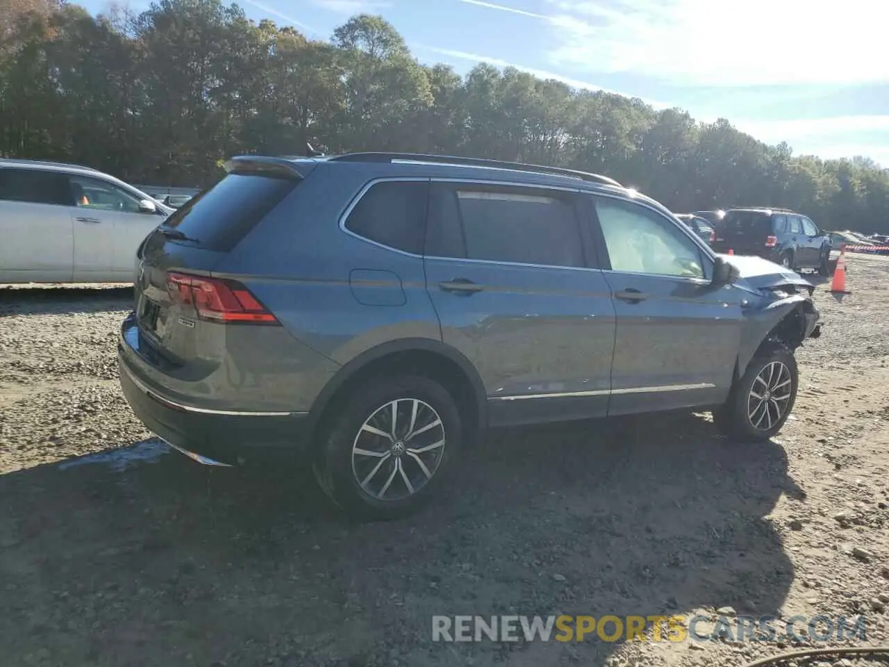 3 fotografías del automóvil dañado 3VV2B7AX4LM018348 VOLKSWAGEN TIGUAN 2020