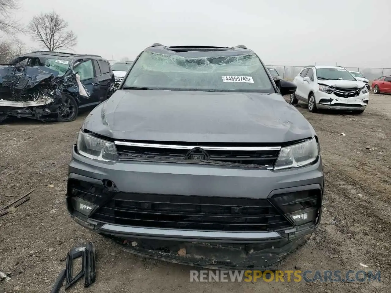 5 fotografías del automóvil dañado 3VV2B7AX6LM155310 VOLKSWAGEN TIGUAN 2020