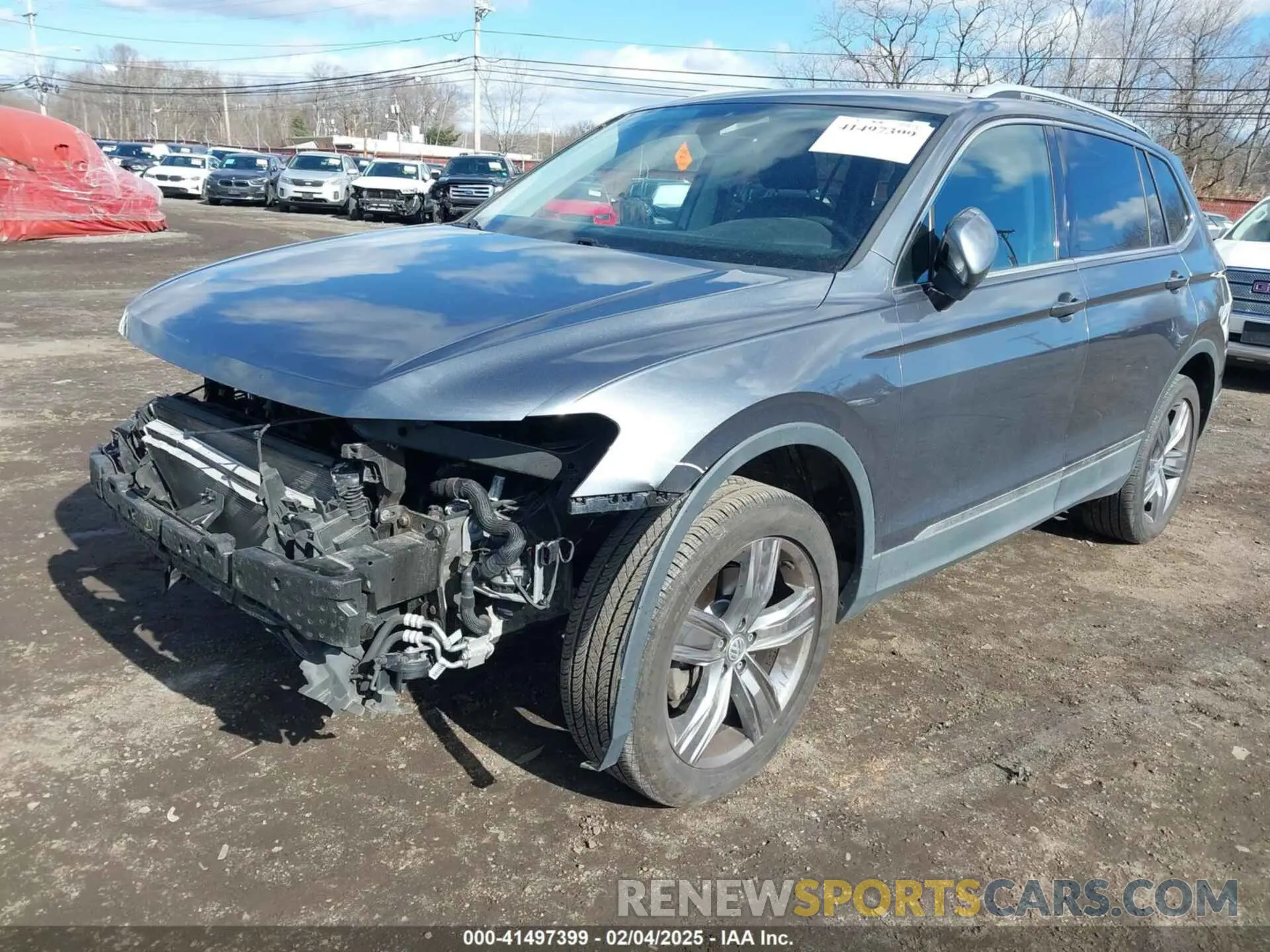 2 fotografías del automóvil dañado 3VV2B7AX7LM065907 VOLKSWAGEN TIGUAN 2020
