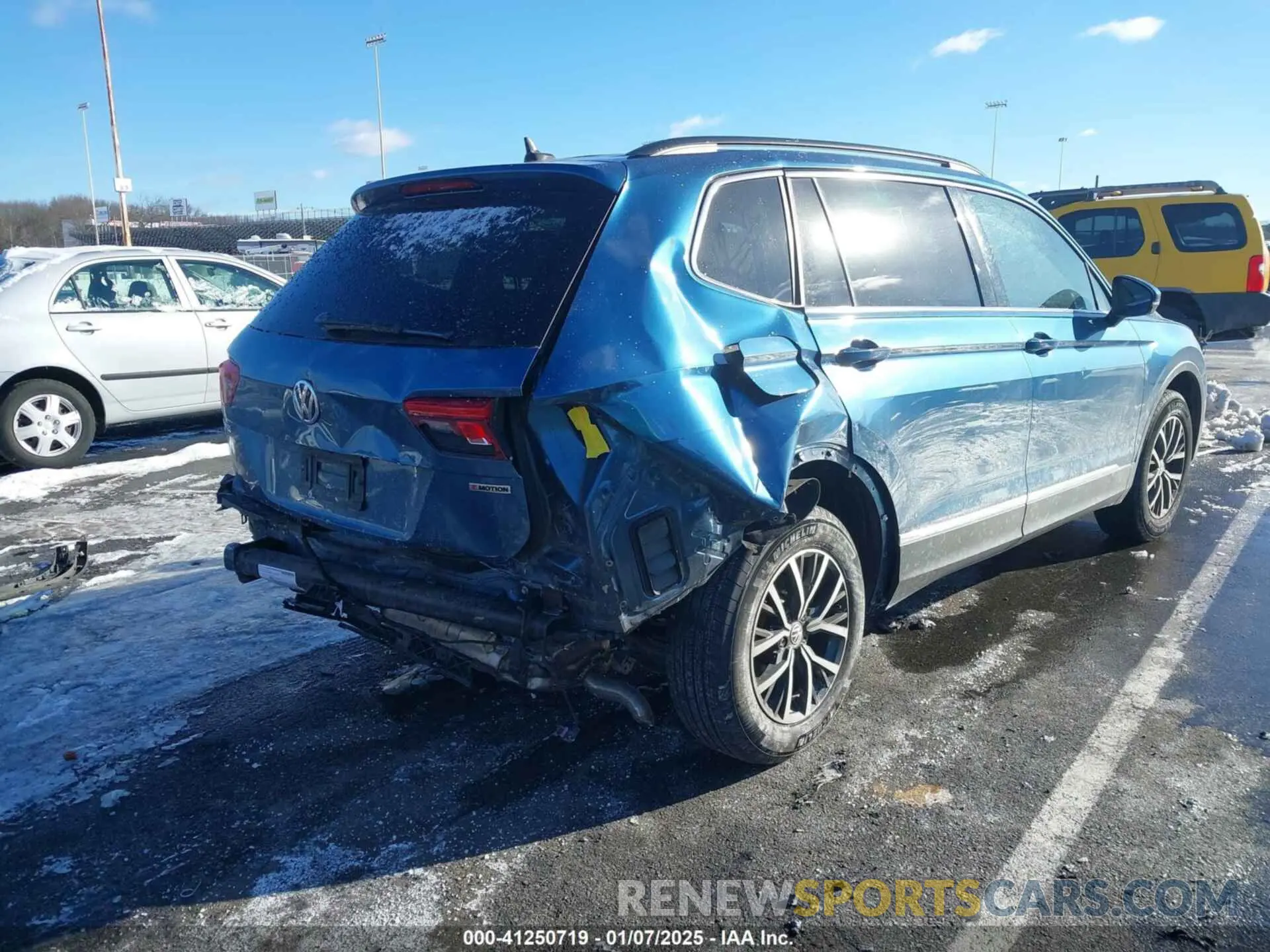 6 fotografías del automóvil dañado 3VV2B7AX7LM142016 VOLKSWAGEN TIGUAN 2020