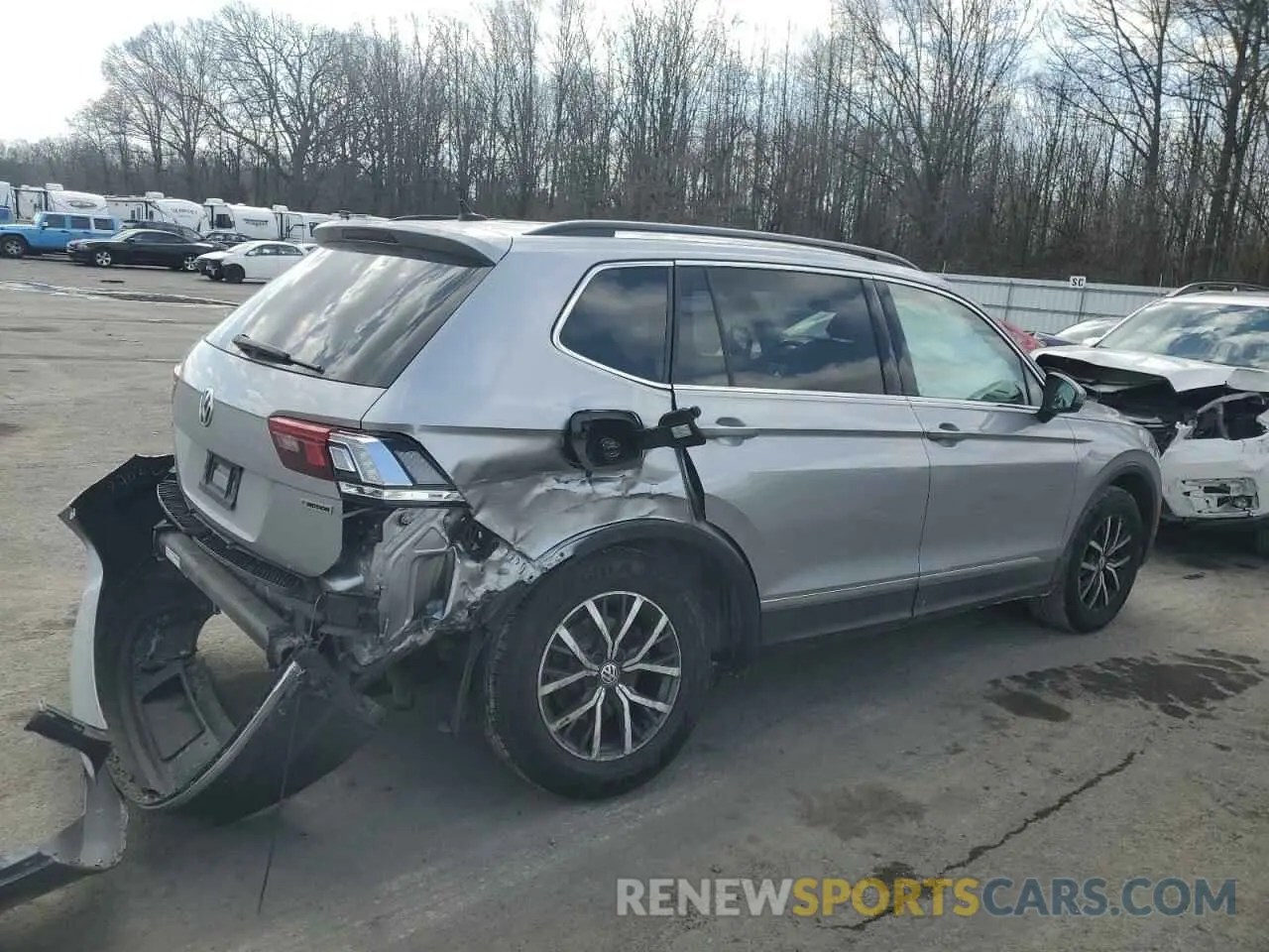 3 fotografías del automóvil dañado 3VV2B7AX7LM145269 VOLKSWAGEN TIGUAN 2020