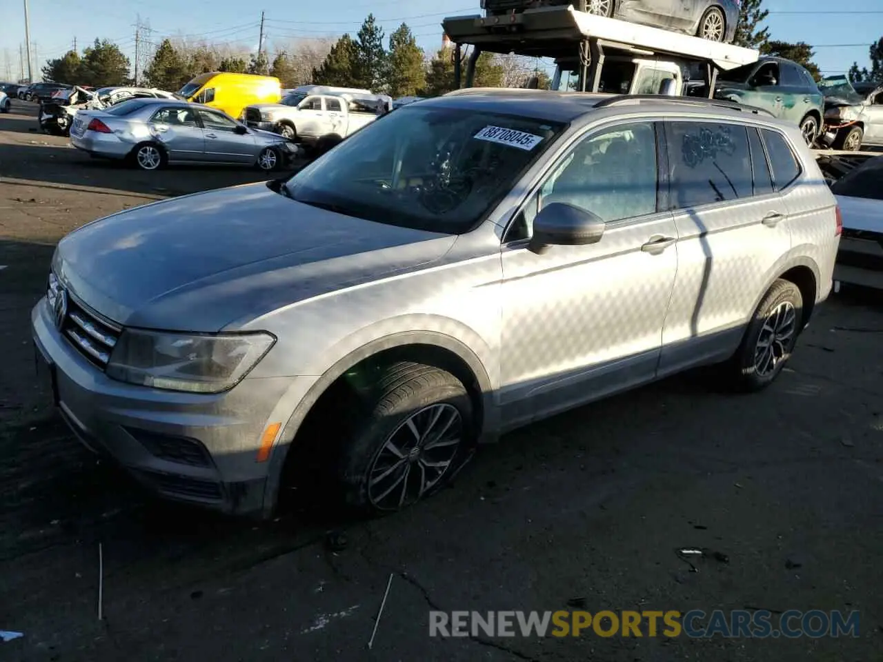 1 fotografías del automóvil dañado 3VV2B7AX8LM080755 VOLKSWAGEN TIGUAN 2020