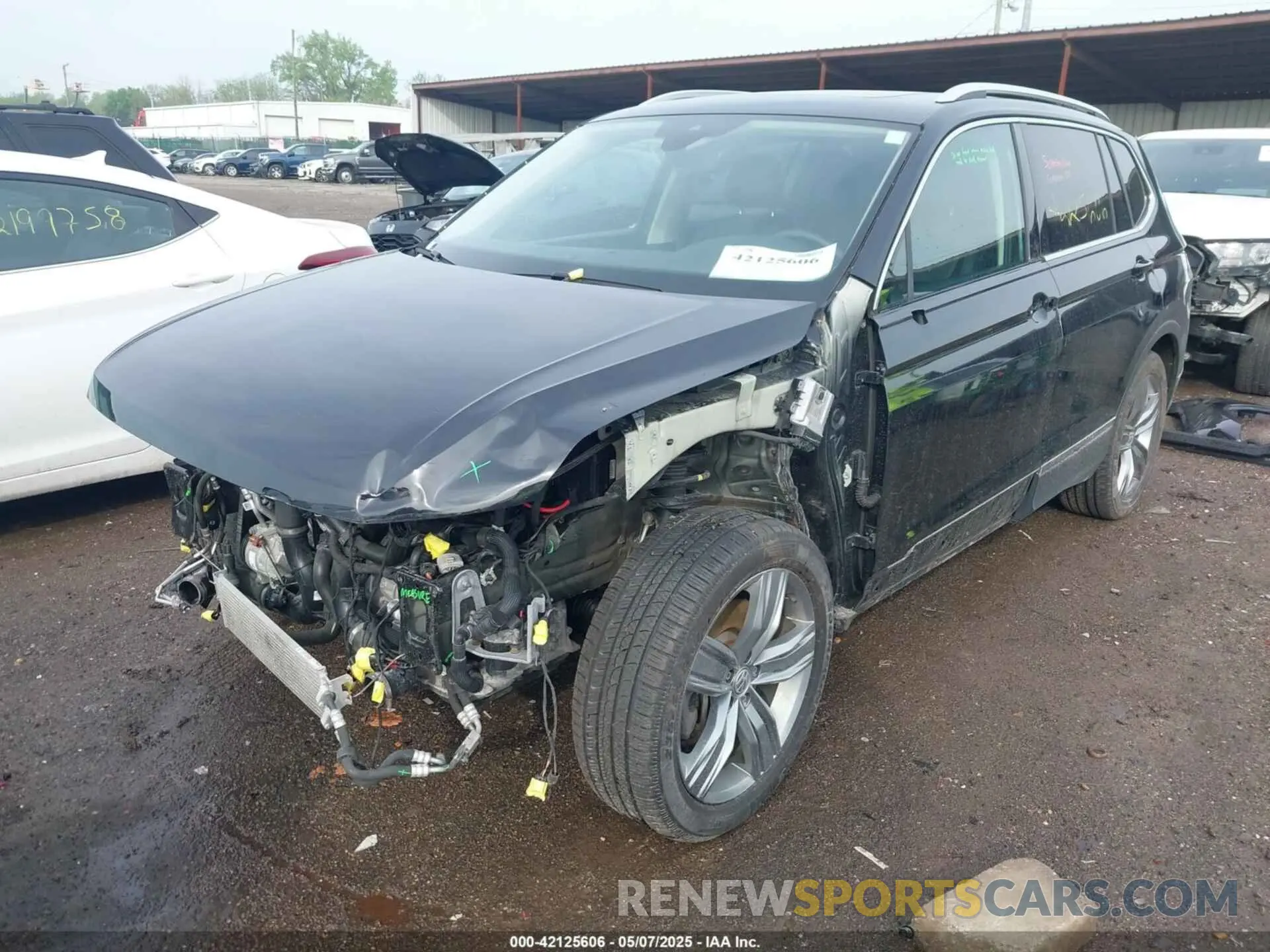 2 fotografías del automóvil dañado 3VV2B7AX8LM177213 VOLKSWAGEN TIGUAN 2020