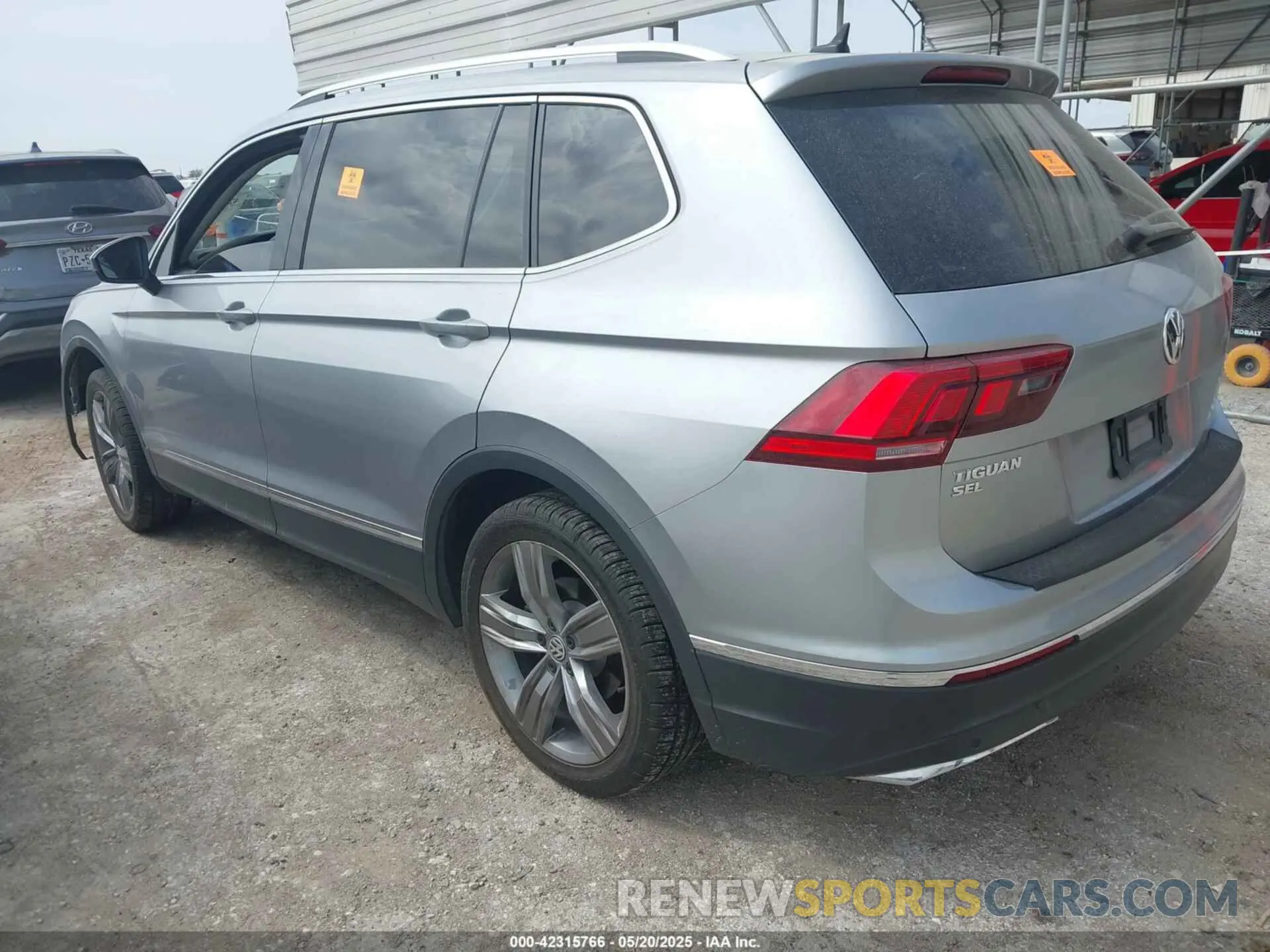 3 fotografías del automóvil dañado 3VV2B7AX9LM022086 VOLKSWAGEN TIGUAN 2020