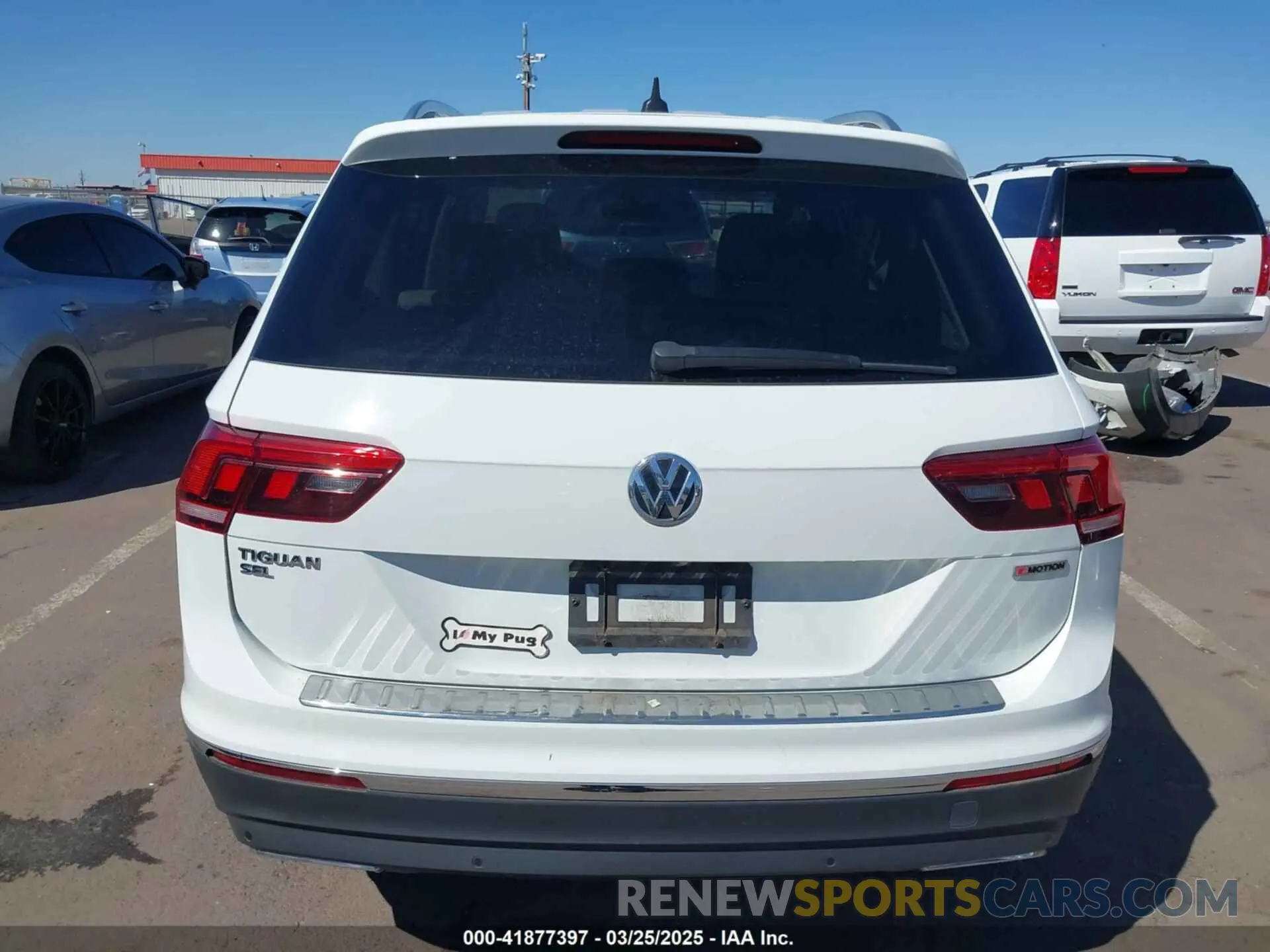 16 fotografías del automóvil dañado 3VV2B7AX9LM134242 VOLKSWAGEN TIGUAN 2020
