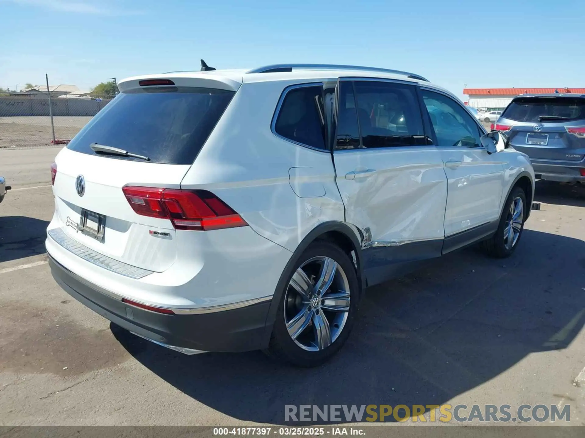 6 fotografías del automóvil dañado 3VV2B7AX9LM134242 VOLKSWAGEN TIGUAN 2020