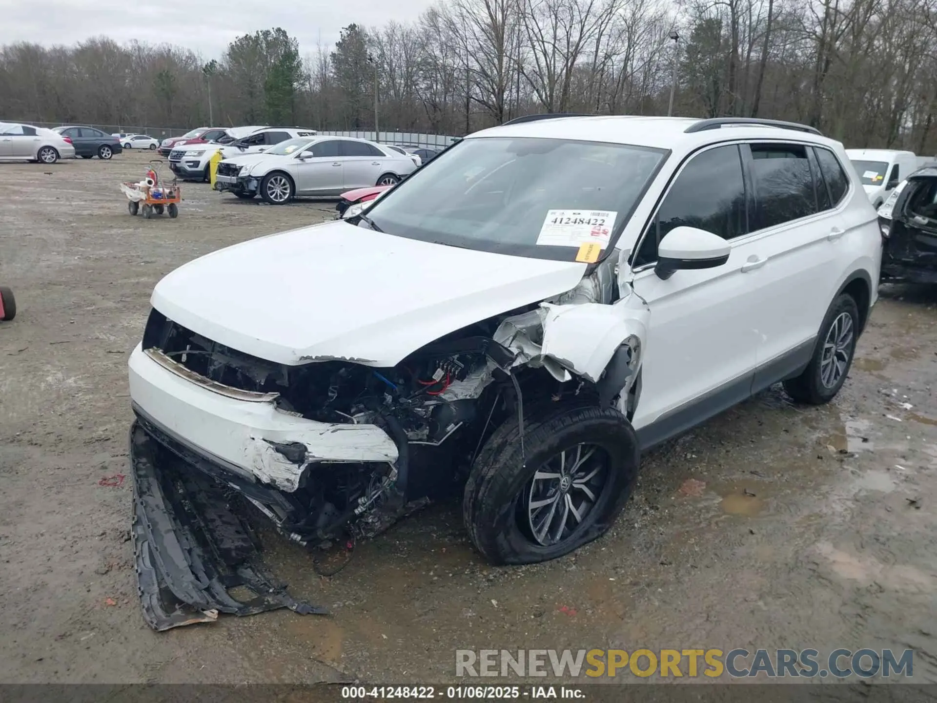 6 fotografías del automóvil dañado 3VV3B7AX2LM055418 VOLKSWAGEN TIGUAN 2020