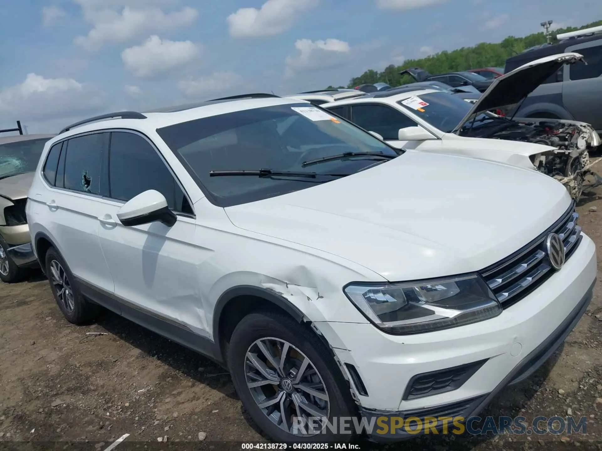 6 fotografías del automóvil dañado 3VV3B7AX6LM054238 VOLKSWAGEN TIGUAN 2020
