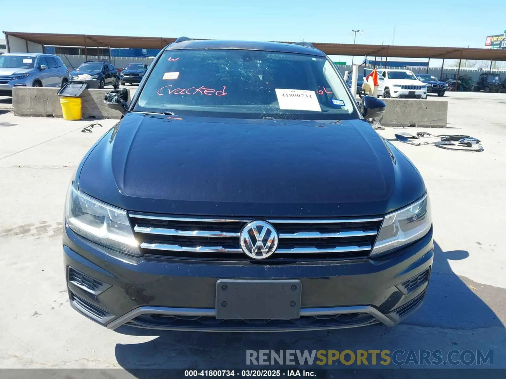 12 fotografías del automóvil dañado 3VV3B7AX6LM071413 VOLKSWAGEN TIGUAN 2020