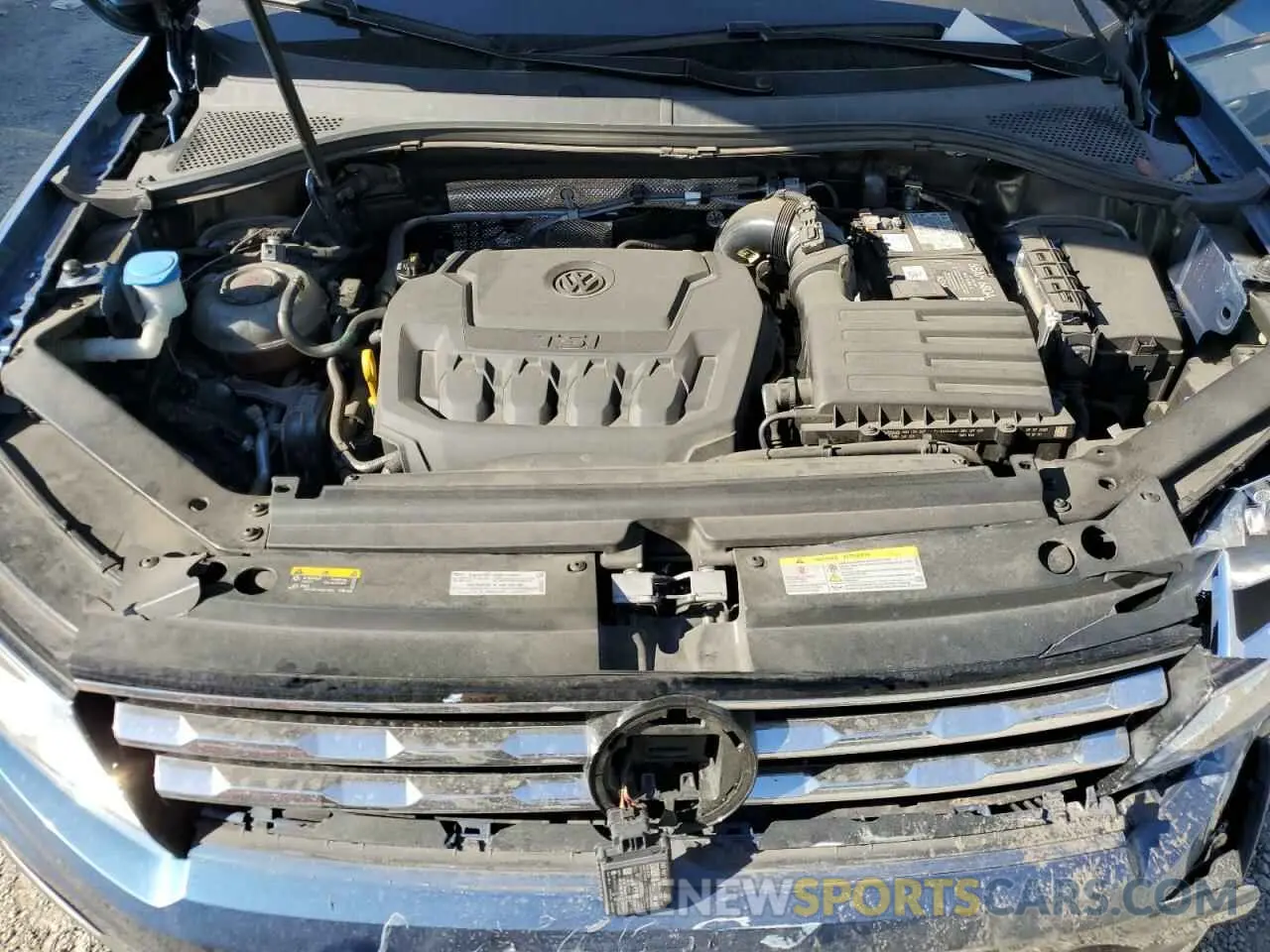 12 fotografías del automóvil dañado 3VV3B7AXXLM150387 VOLKSWAGEN TIGUAN 2020