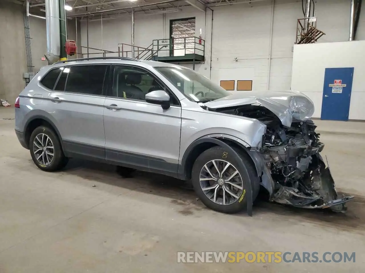 4 fotografías del automóvil dañado 3VV0B7AX1MM019479 VOLKSWAGEN TIGUAN 2021
