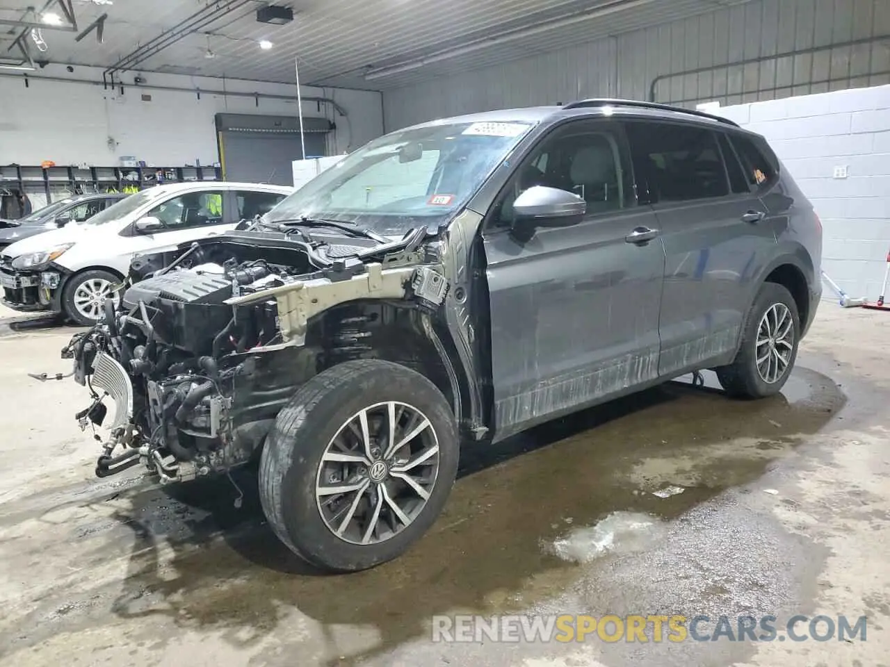 1 fotografías del automóvil dañado 3VV0B7AX2MM043676 VOLKSWAGEN TIGUAN 2021
