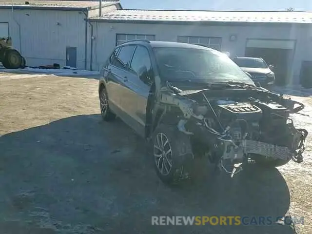11 fotografías del automóvil dañado 3VV0B7AX2MM043676 VOLKSWAGEN TIGUAN 2021