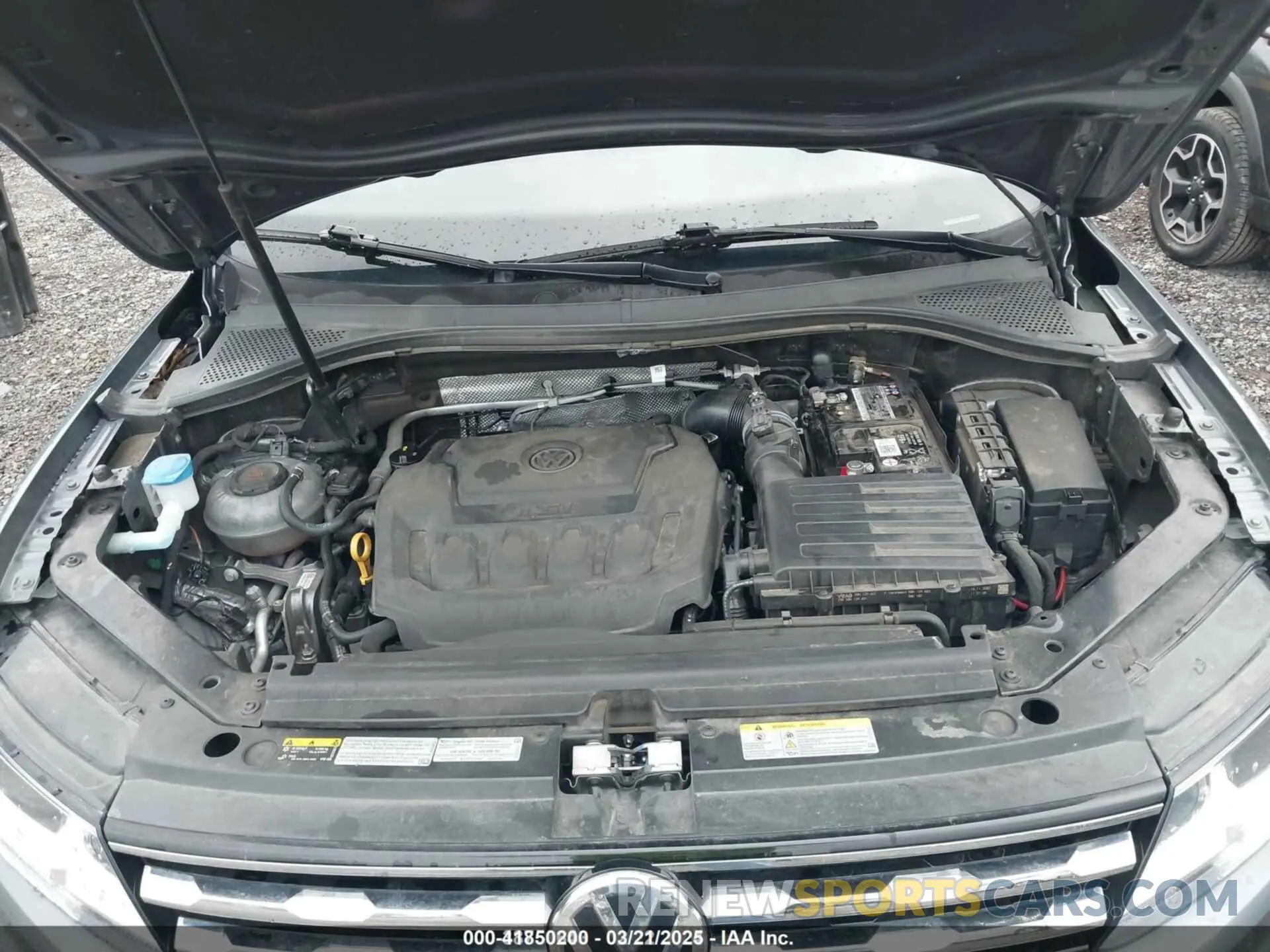 10 fotografías del automóvil dañado 3VV0B7AX3MM038342 VOLKSWAGEN TIGUAN 2021