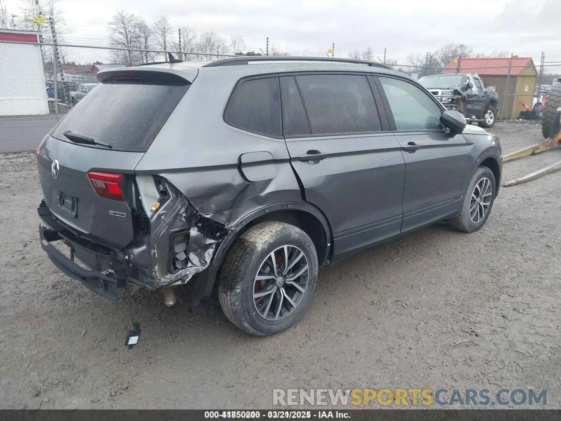 4 fotografías del automóvil dañado 3VV0B7AX3MM038342 VOLKSWAGEN TIGUAN 2021