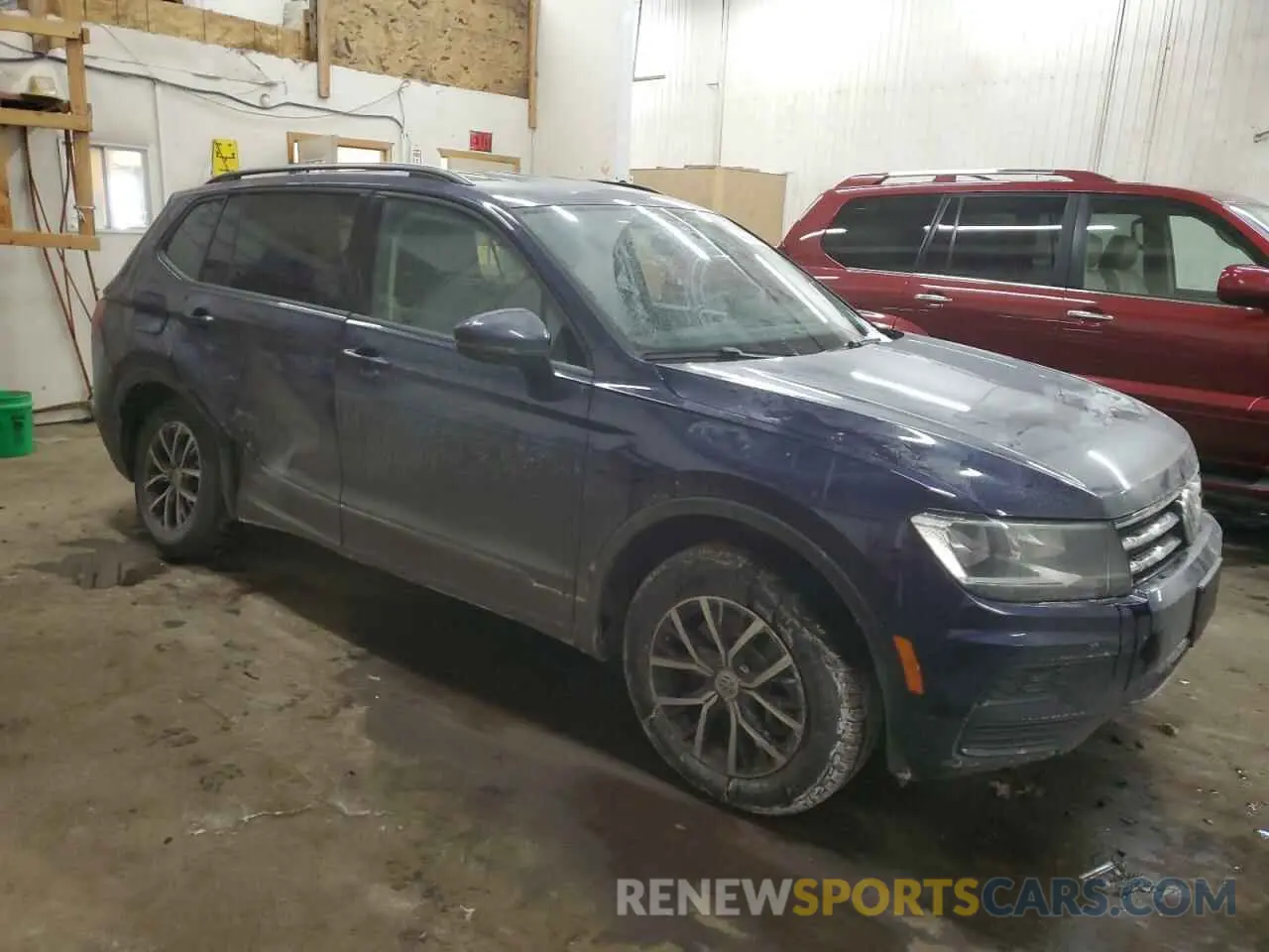 4 fotografías del automóvil dañado 3VV0B7AX3MM142099 VOLKSWAGEN TIGUAN 2021