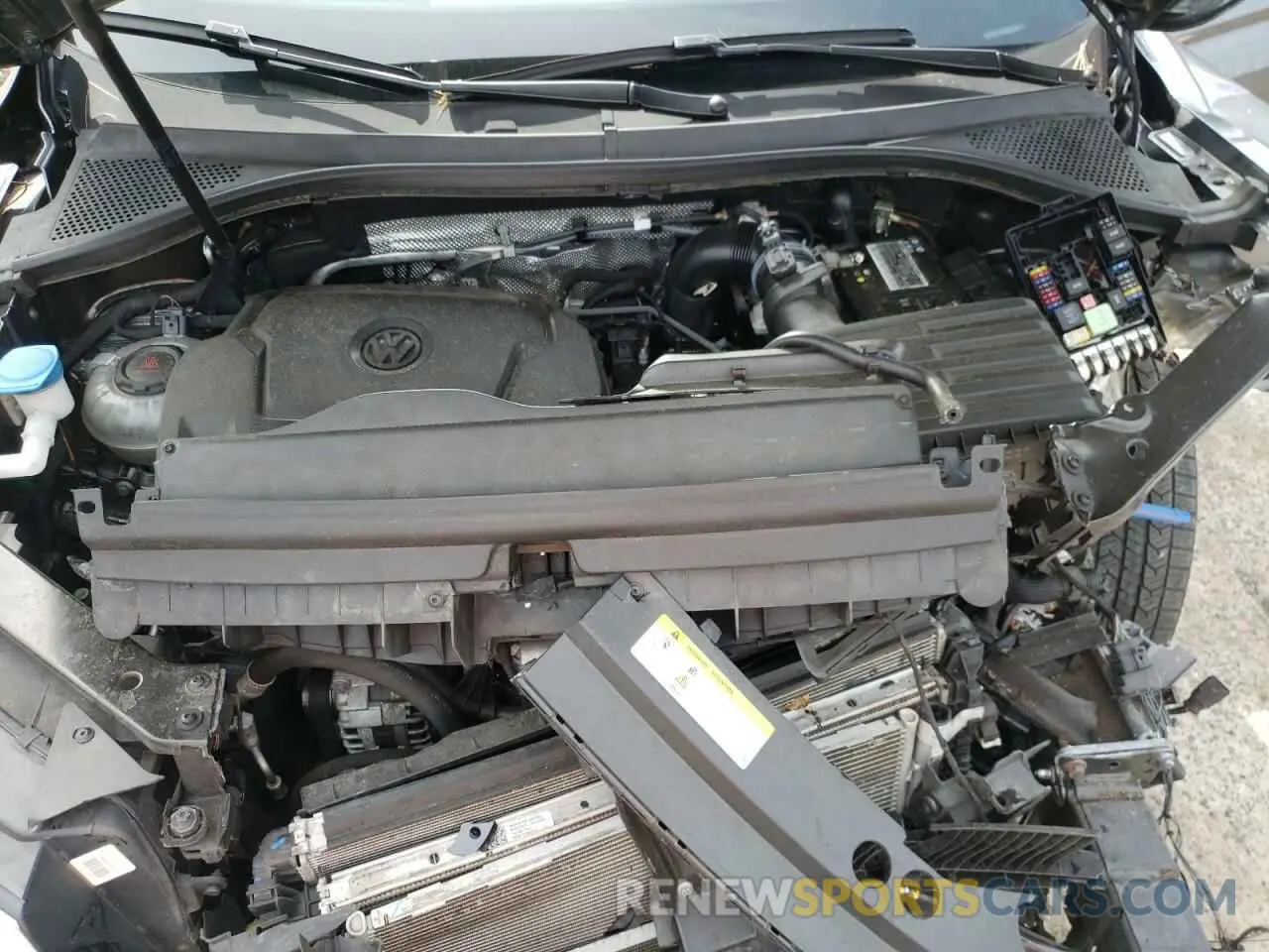 11 fotografías del automóvil dañado 3VV0B7AX7MM026632 VOLKSWAGEN TIGUAN 2021