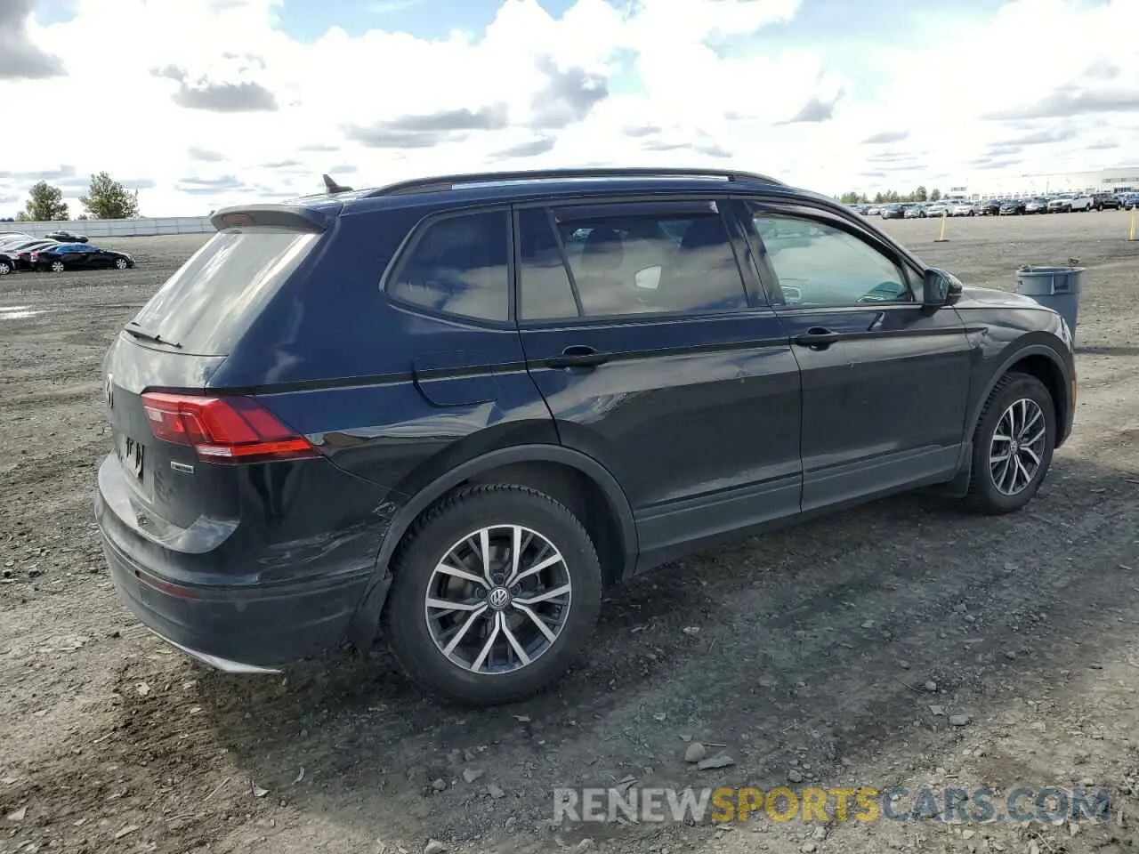 3 fotografías del automóvil dañado 3VV0B7AX8MM072597 VOLKSWAGEN TIGUAN 2021