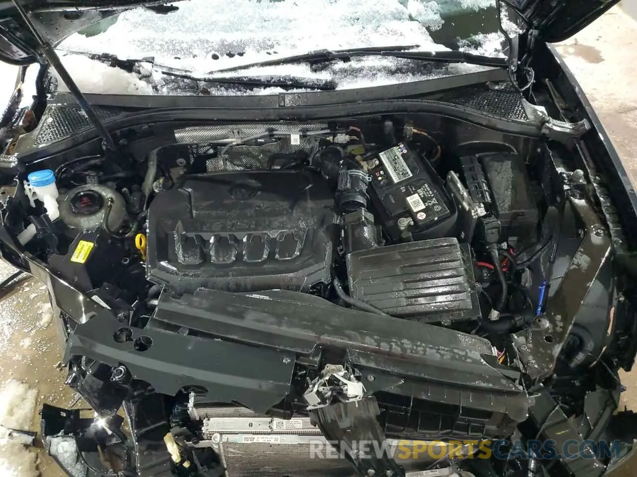 12 fotografías del automóvil dañado 3VV0B7AX9MM007127 VOLKSWAGEN TIGUAN 2021