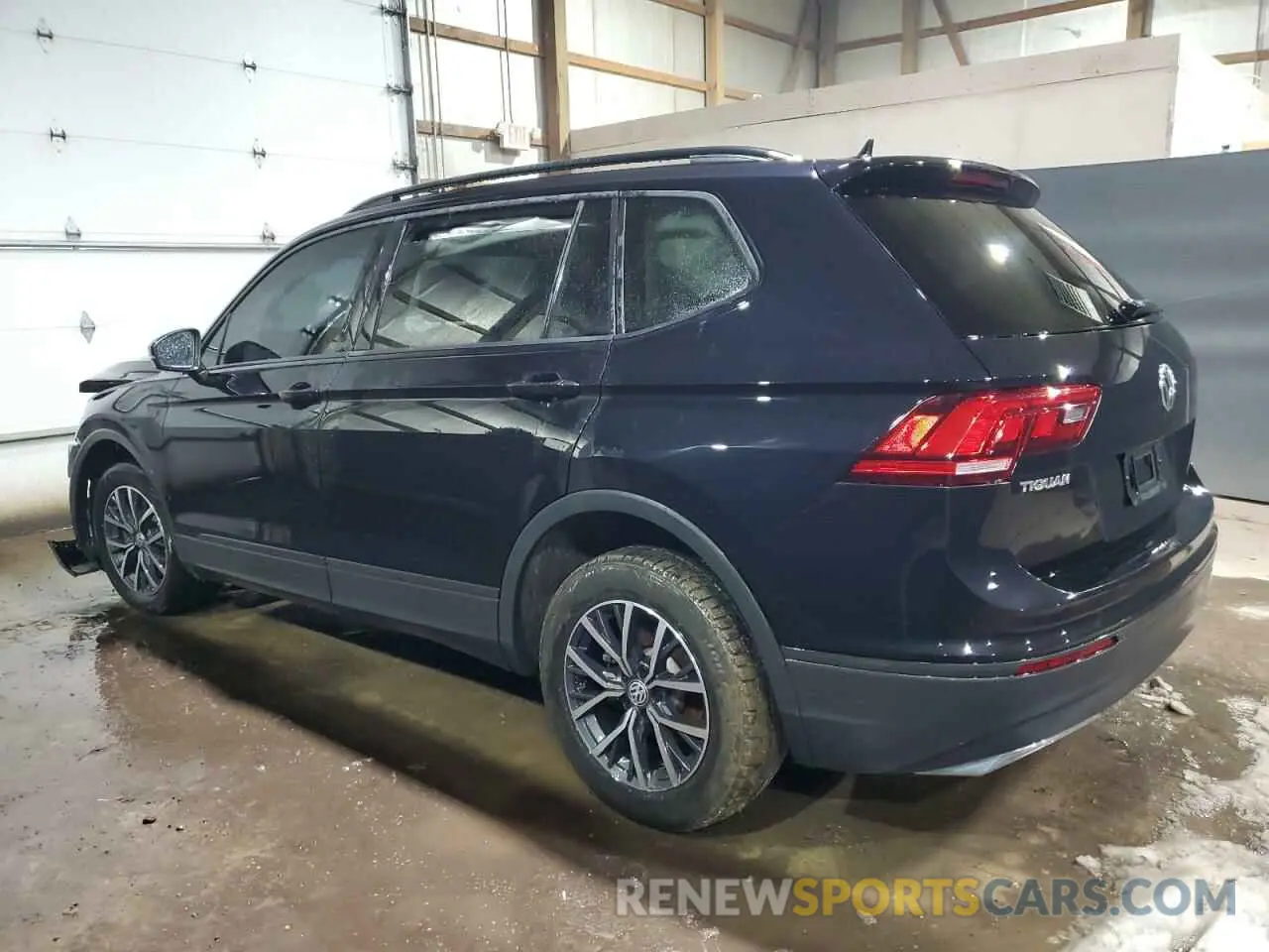 2 fotografías del automóvil dañado 3VV0B7AX9MM007127 VOLKSWAGEN TIGUAN 2021