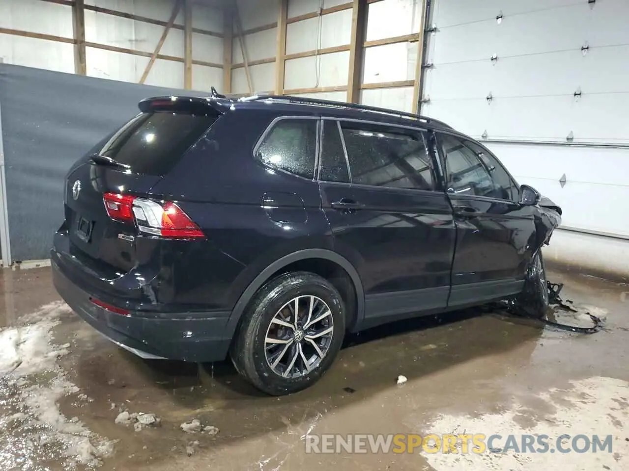 3 fotografías del automóvil dañado 3VV0B7AX9MM007127 VOLKSWAGEN TIGUAN 2021