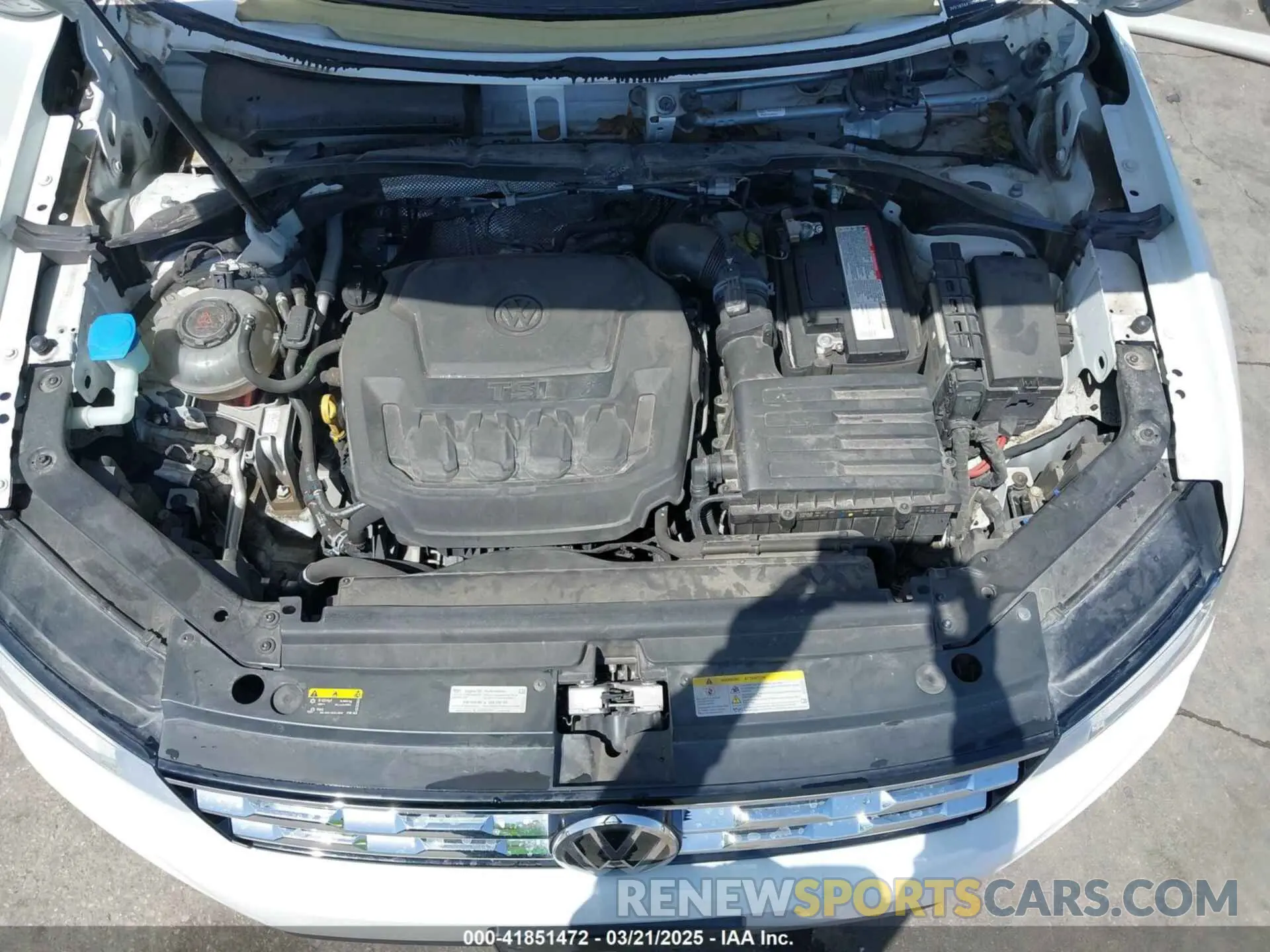 10 fotografías del automóvil dañado 3VV1B7AX1MM010320 VOLKSWAGEN TIGUAN 2021