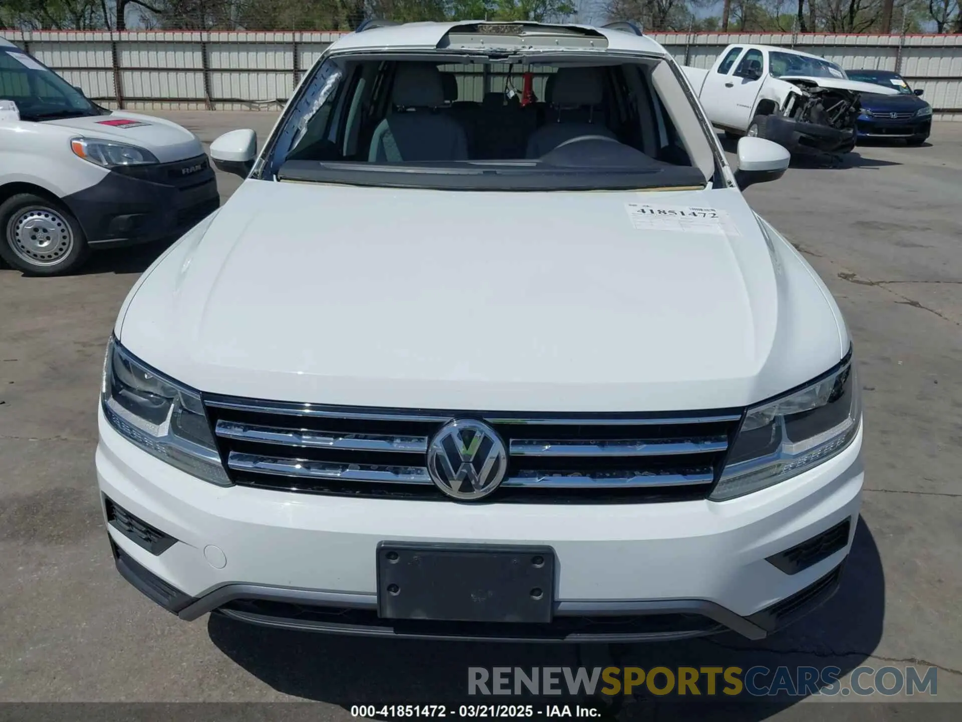 13 fotografías del automóvil dañado 3VV1B7AX1MM010320 VOLKSWAGEN TIGUAN 2021