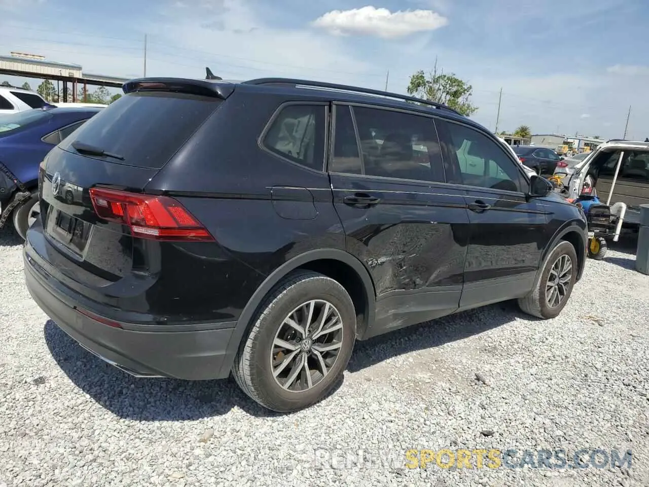 3 fotografías del automóvil dañado 3VV1B7AX1MM066726 VOLKSWAGEN TIGUAN 2021